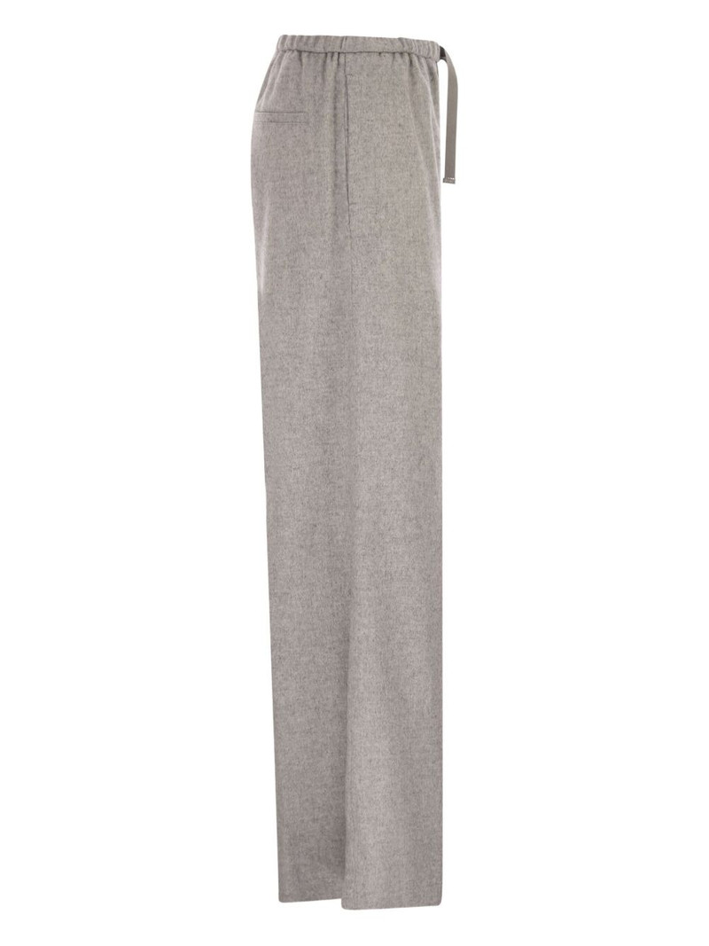 drawstring straight trousers 3
