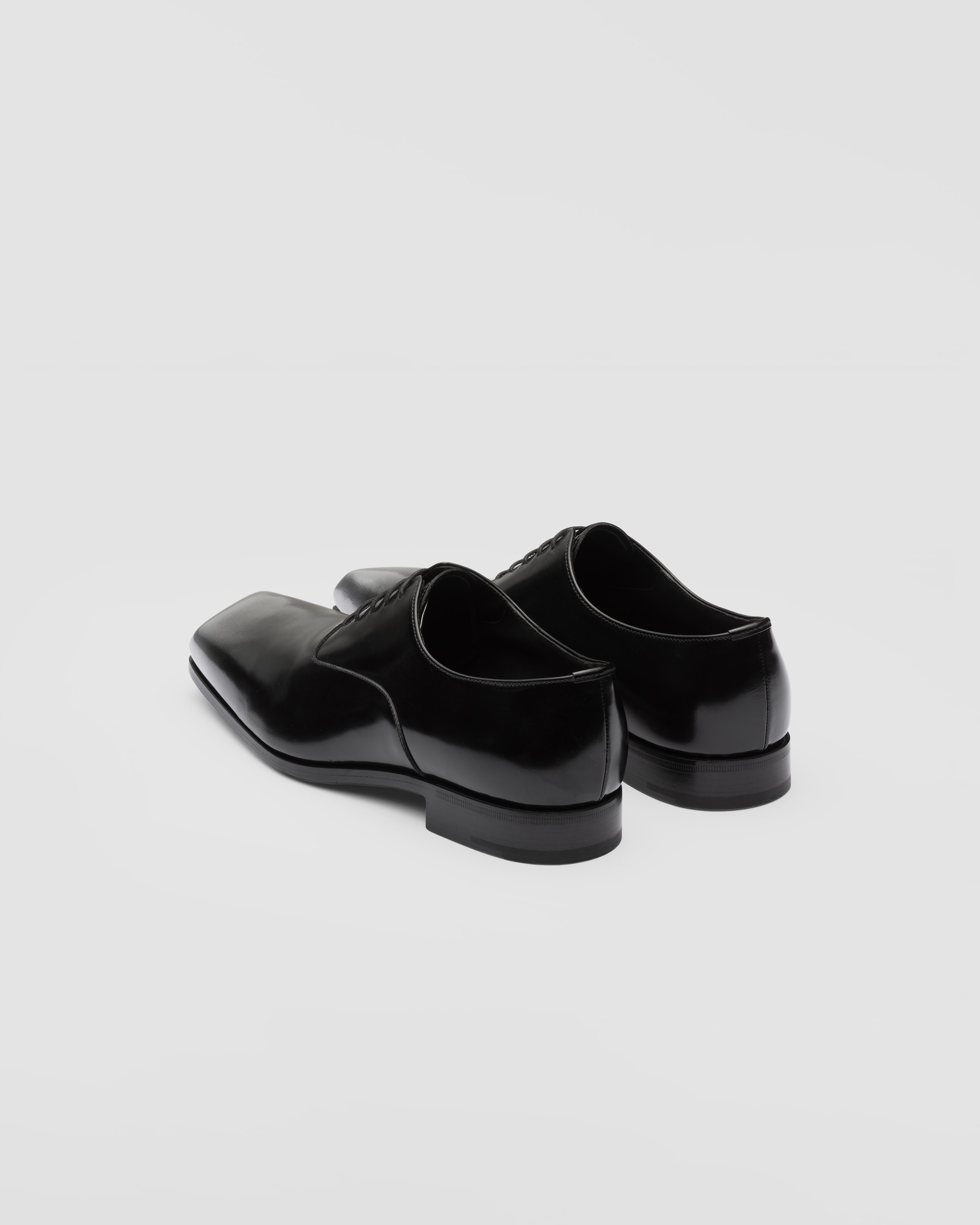 Nuanced brushed leather Oxford shoes - 5
