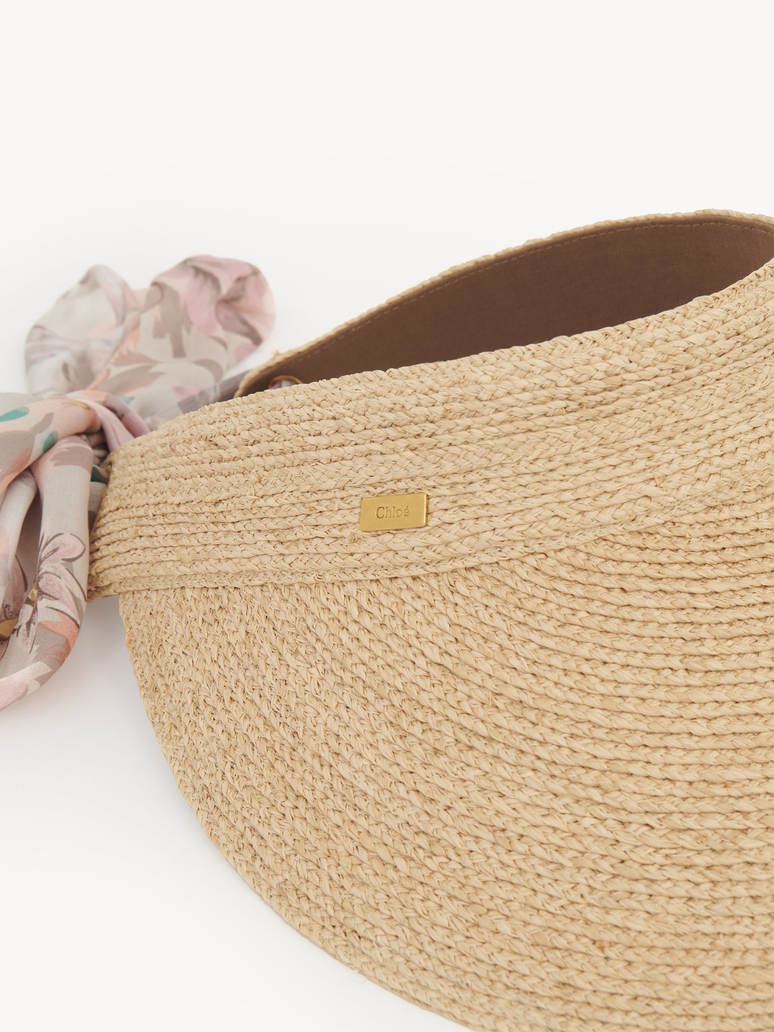 THE CHLOÉ VISOR IN RAFFIA - 3