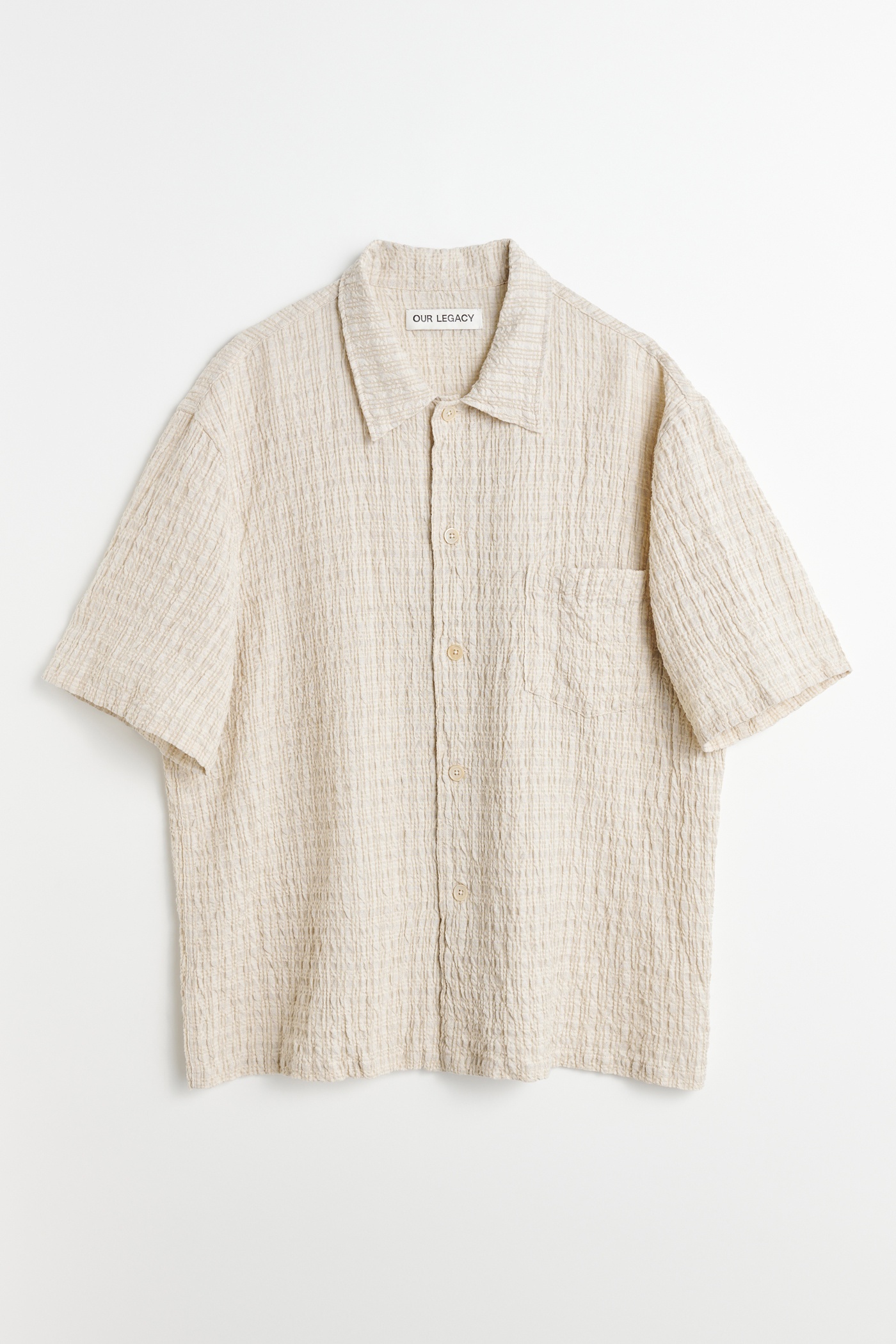 Box Shirt Shortsleeve Light Authentic Seersucker - 1