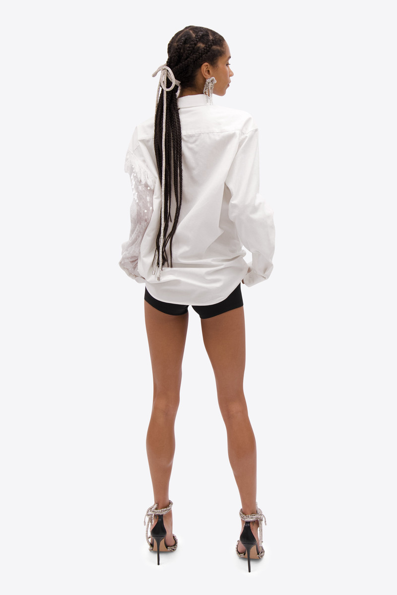 DECONSTRUCTED SEQUIN OXFORD SHIRT 5