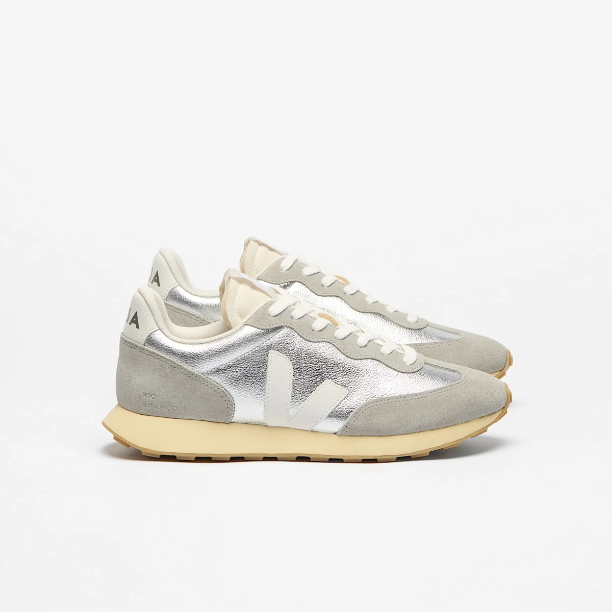 RIO BRANCO II LEATHER SILVER OXFORD GREY WHITE - 1