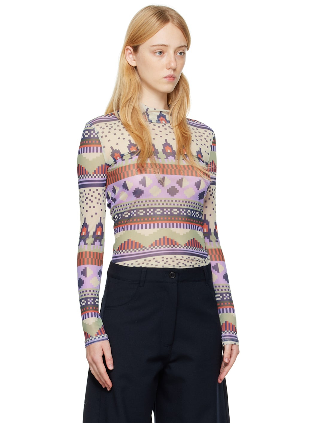 SSENSE Exclusive Multicolor Turtleneck - 2