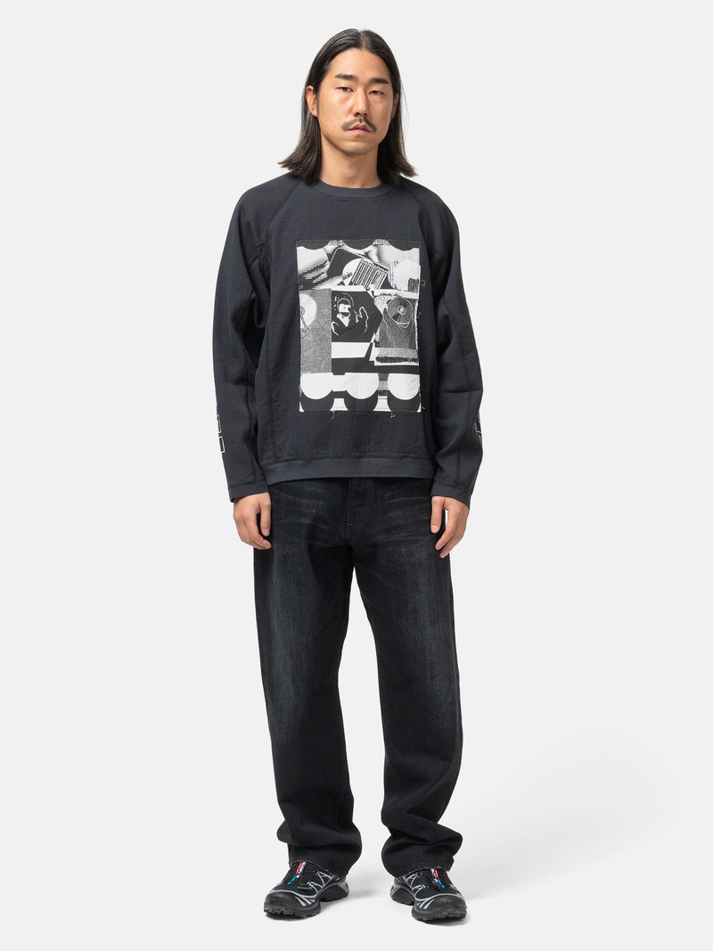 Cav Empt MD P2P Raglan Long Sleeve Charcoal outlook