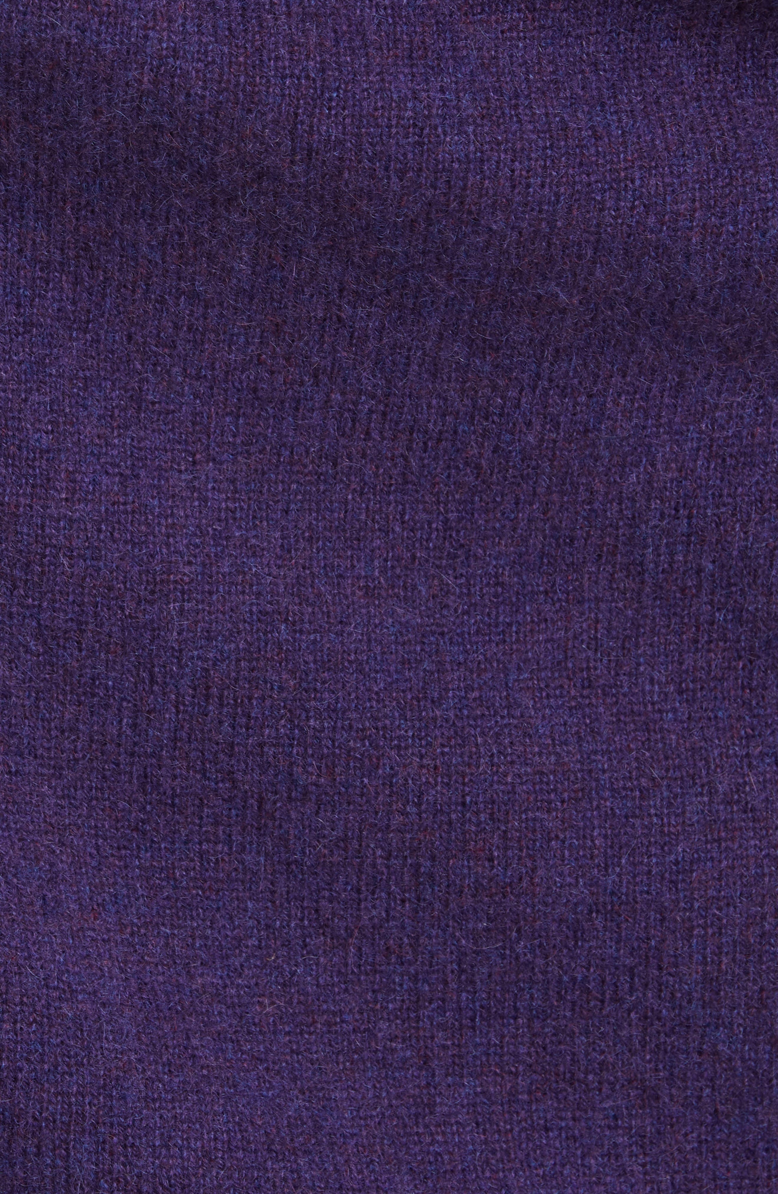 Altuzarra Paxi One-Shoulder Cashmere Sweater in Deep Amethyst at Nordstrom, Size Small - 6