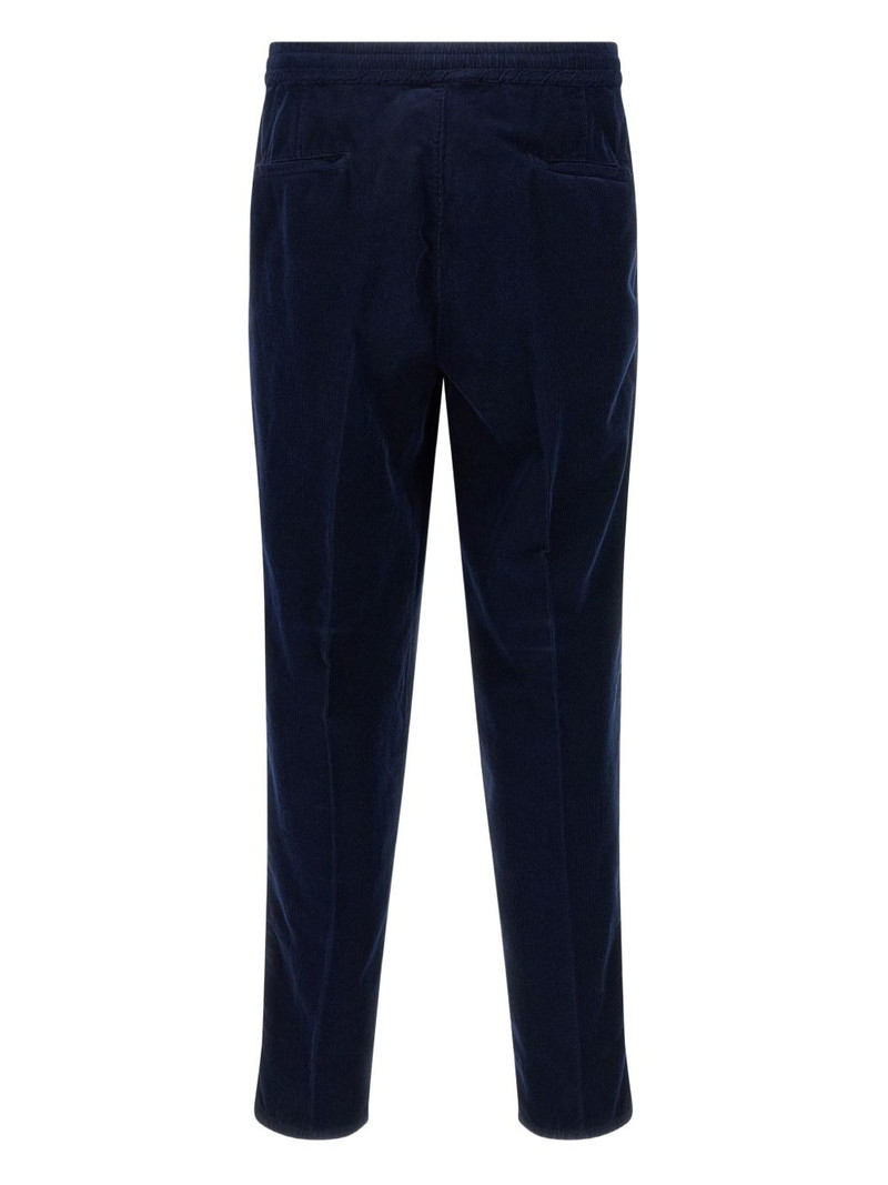 Brunello Cucinelli drawstring pleated trousers outlook