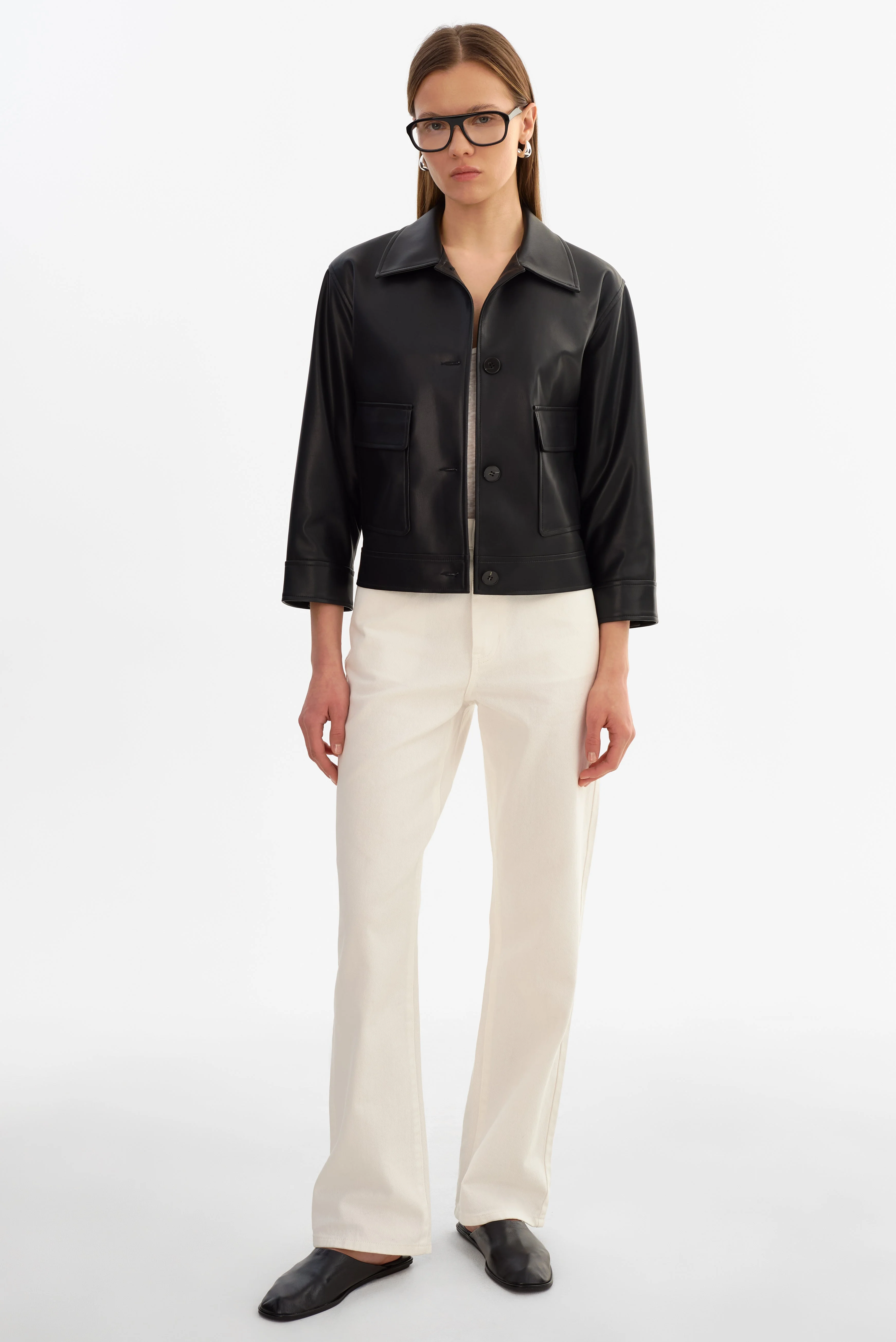 ELARA | Faux Leather Jacket - 1