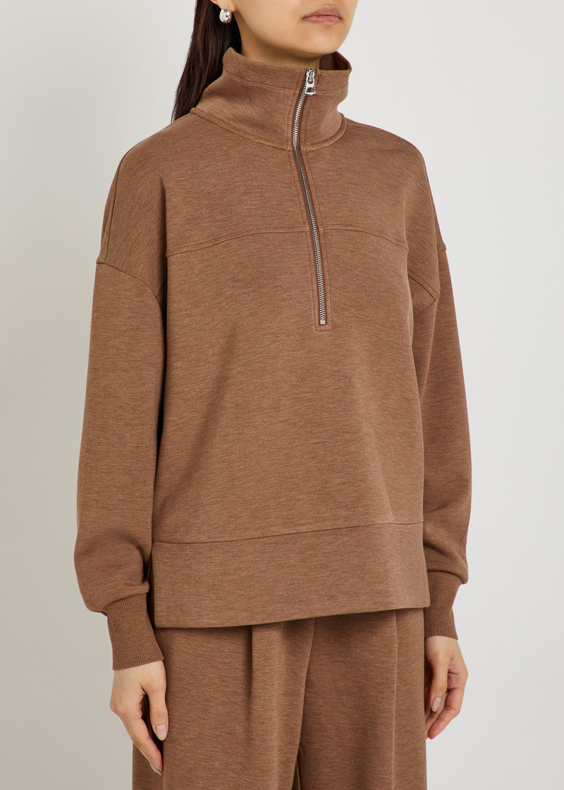 VARLEY Varley Kayleigh Half-zip Stretch-jersey Sweatshirt outlook
