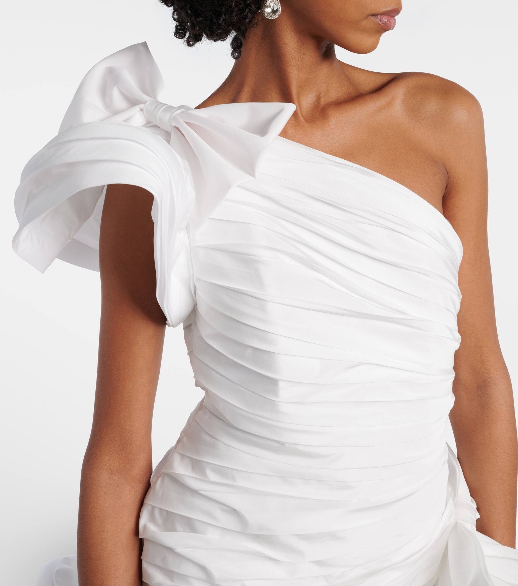 Ruffled taffetta minidress - 4