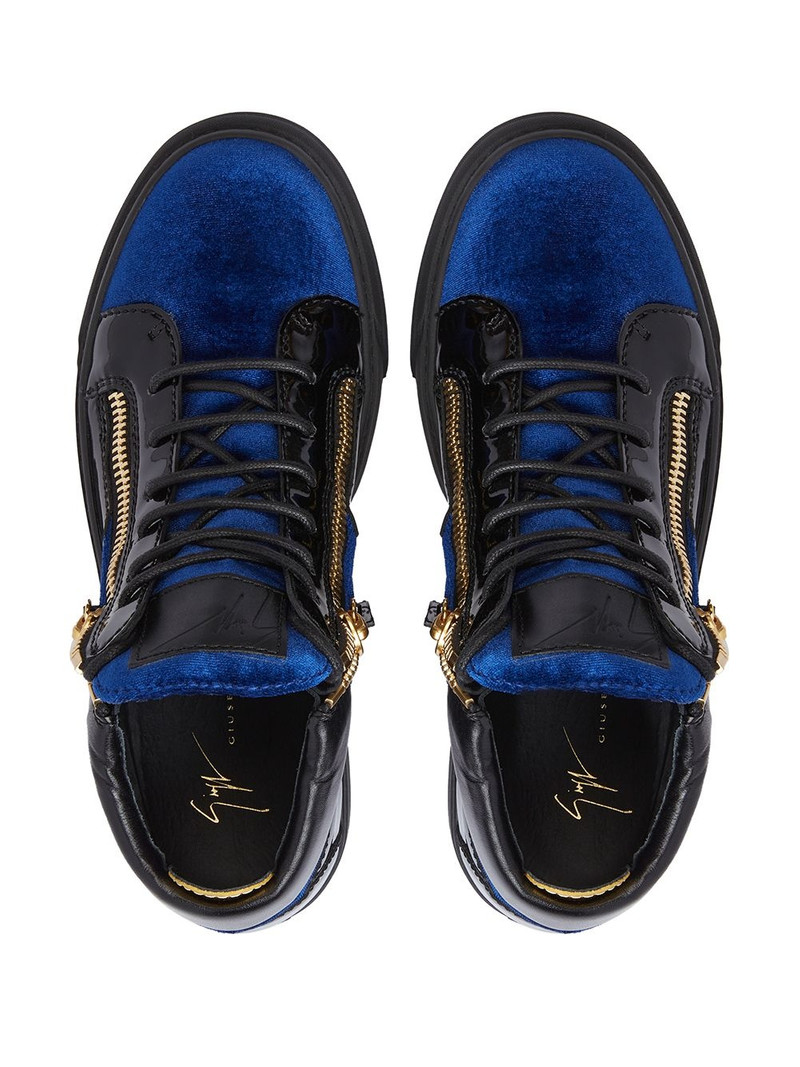 Kriss panelled mid-top sneakers 4