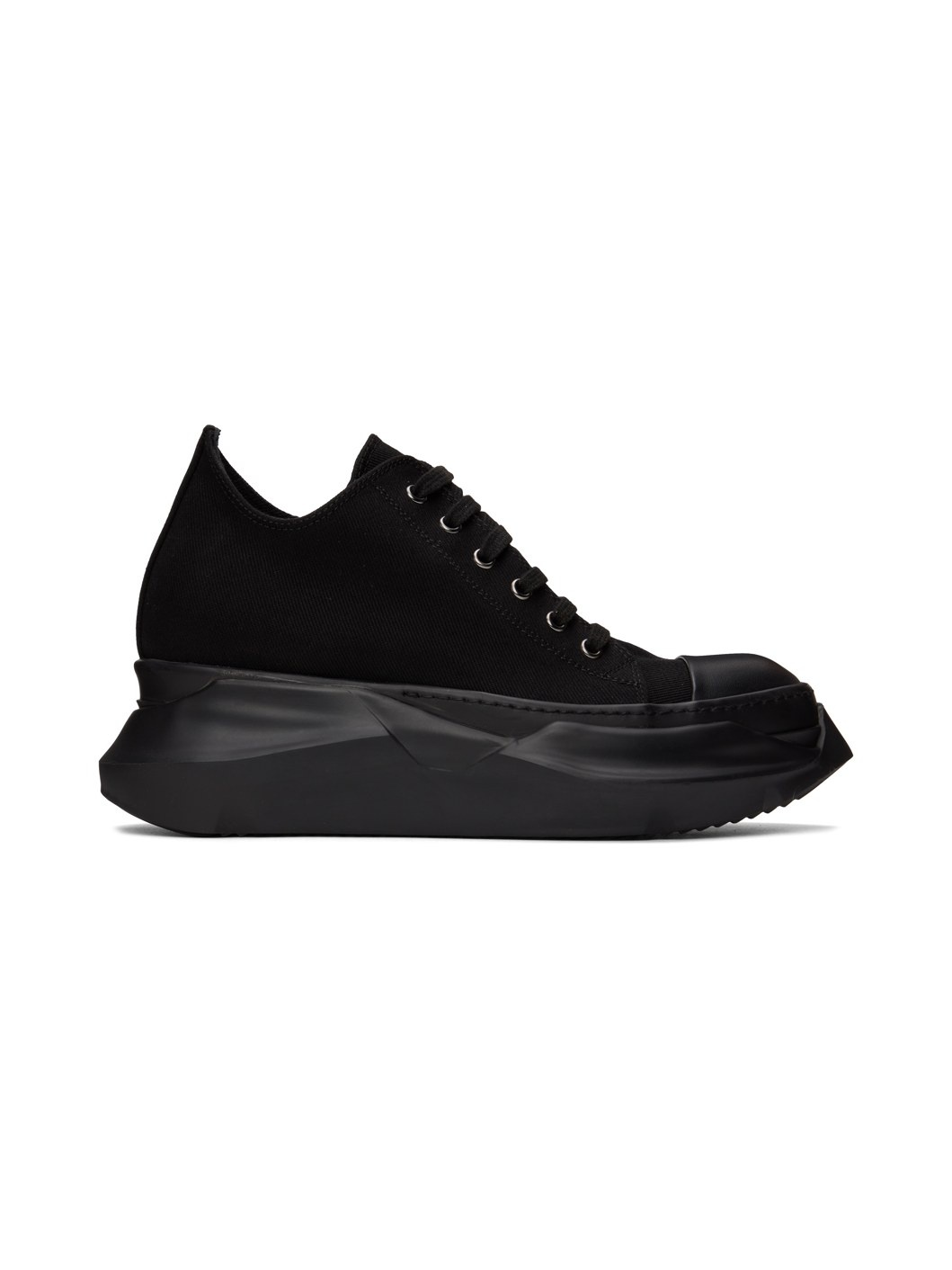 Black Abstract Sneakers - 1