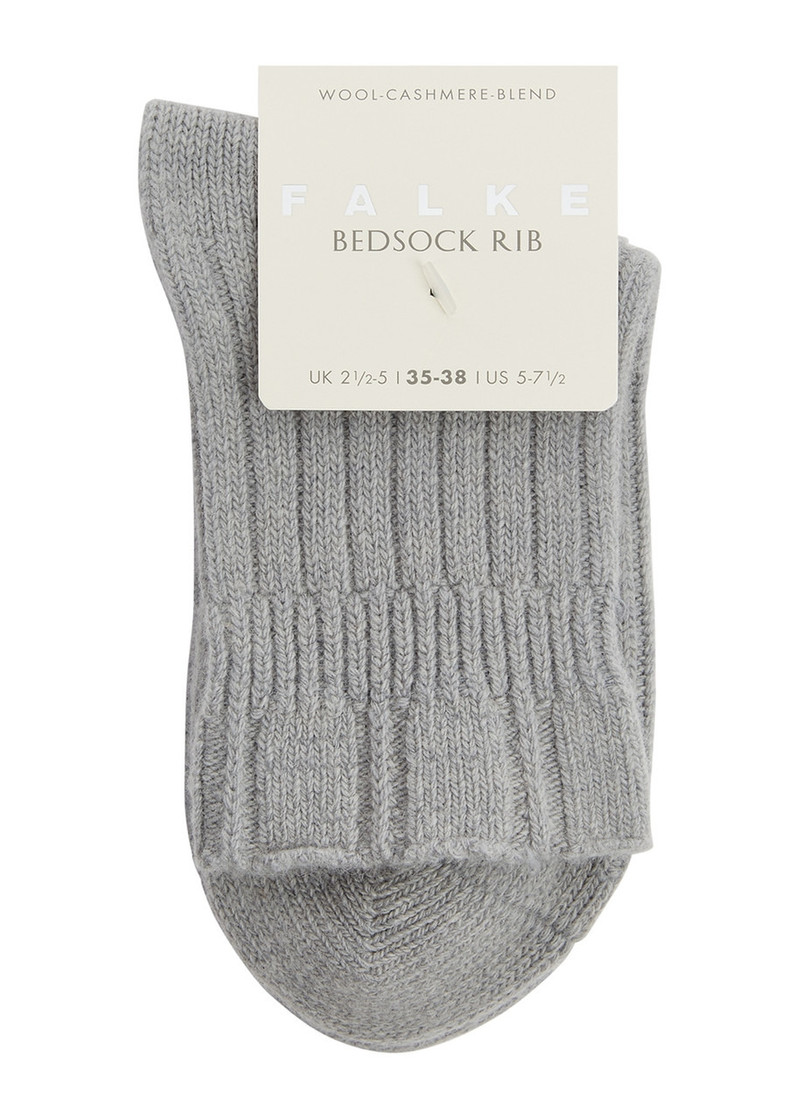 FALKE Bedsock Rib wool-blend socks outlook