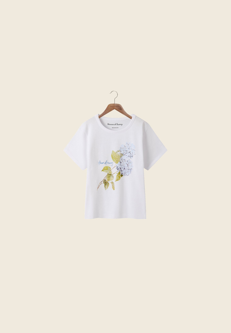 HYDRANGEA BABY TEE 1