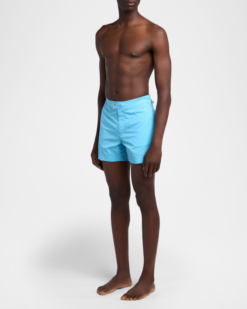 TOM FORD Men & apos;s Mesh-Lined Poplin Swim Trunks outlook
