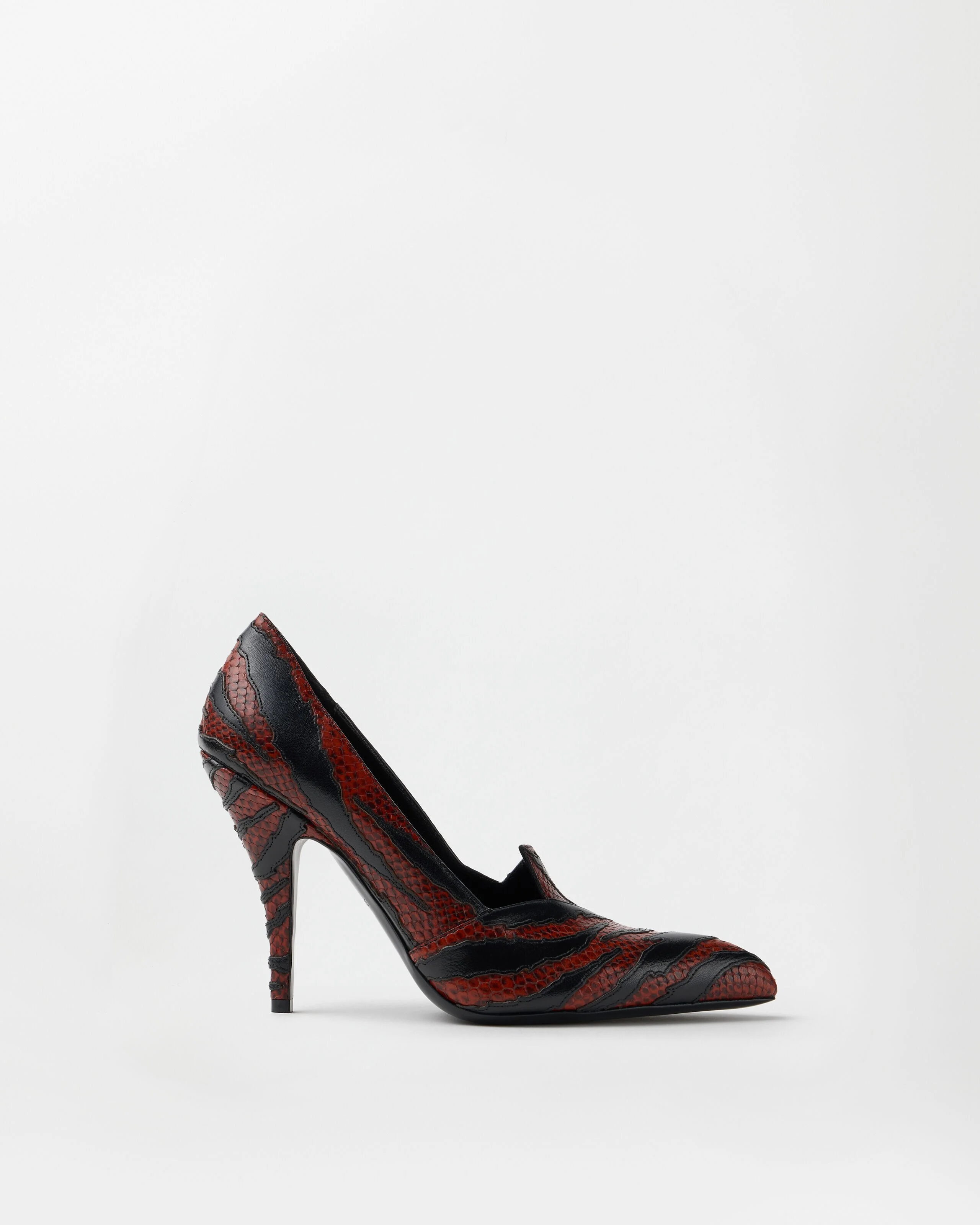 Tigre Python-Effect Leather Pumps 105 mm - 1