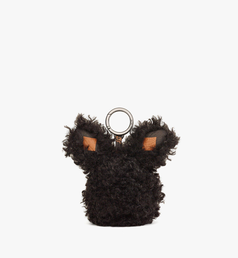 MCM MCM Park Rabbit Charm in Faux Fur outlook