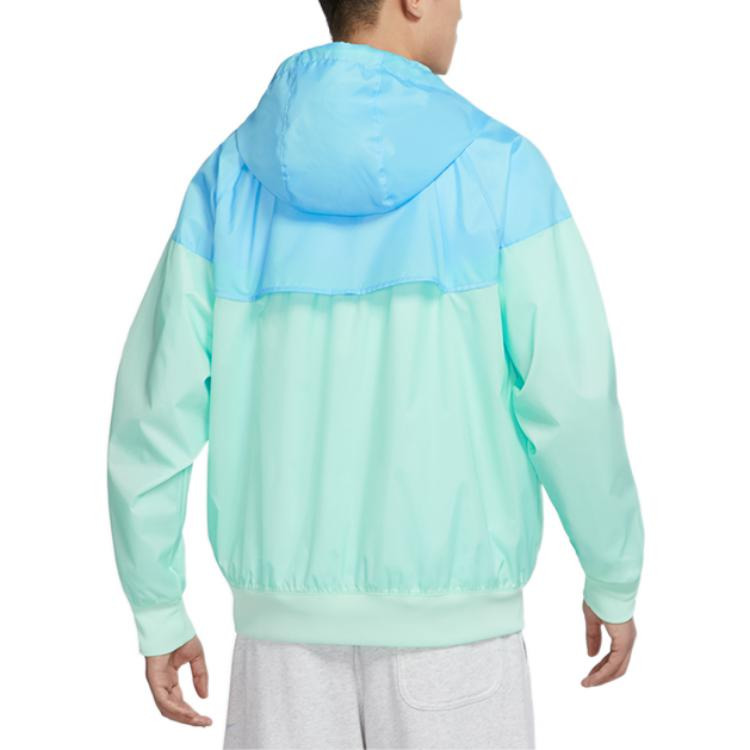 Nike Windrunner Full-Zip Drawstring Hoodie 'Blue' DA0002-379 - 5