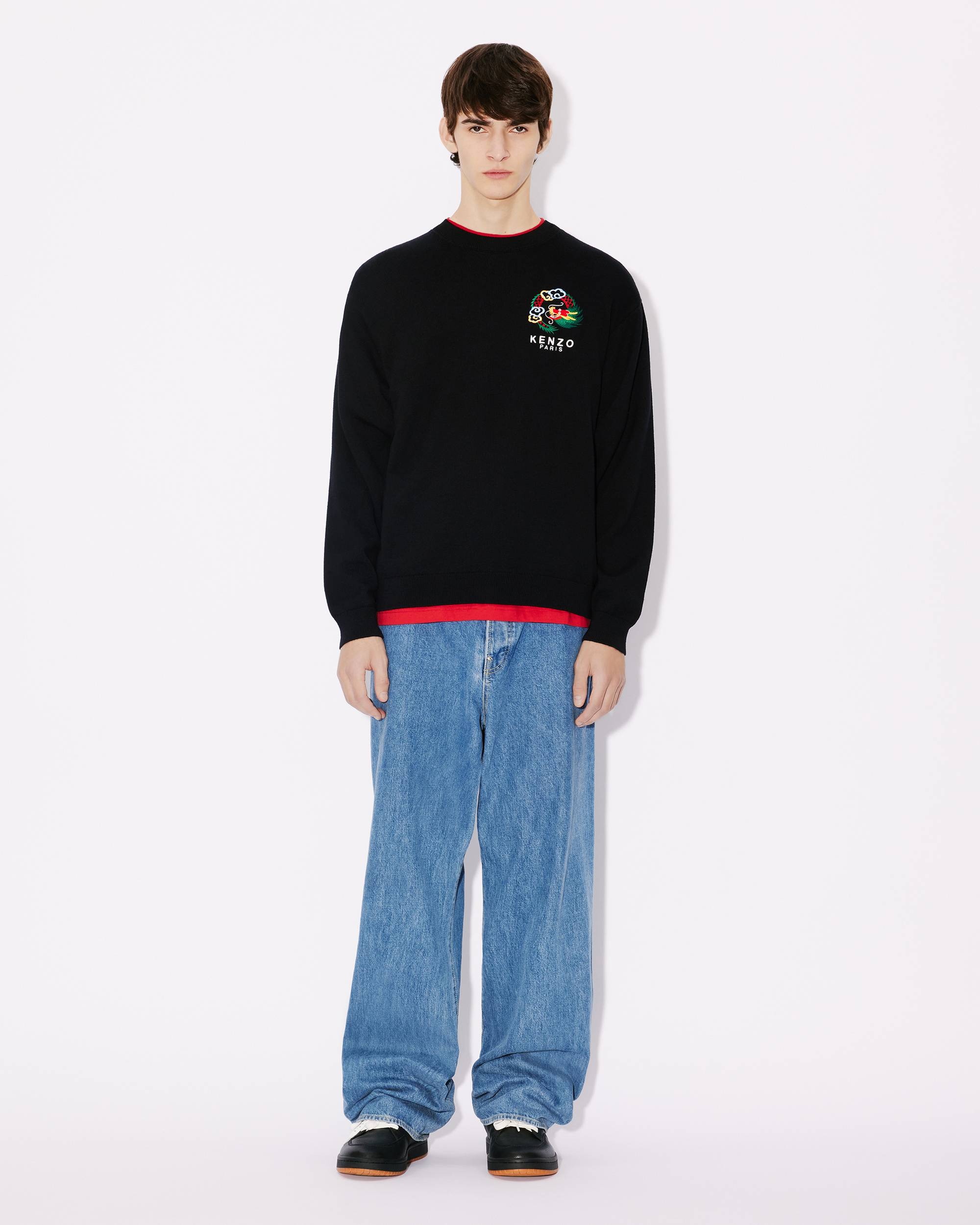 'Year of the Dragon' embroidered jumper - 5