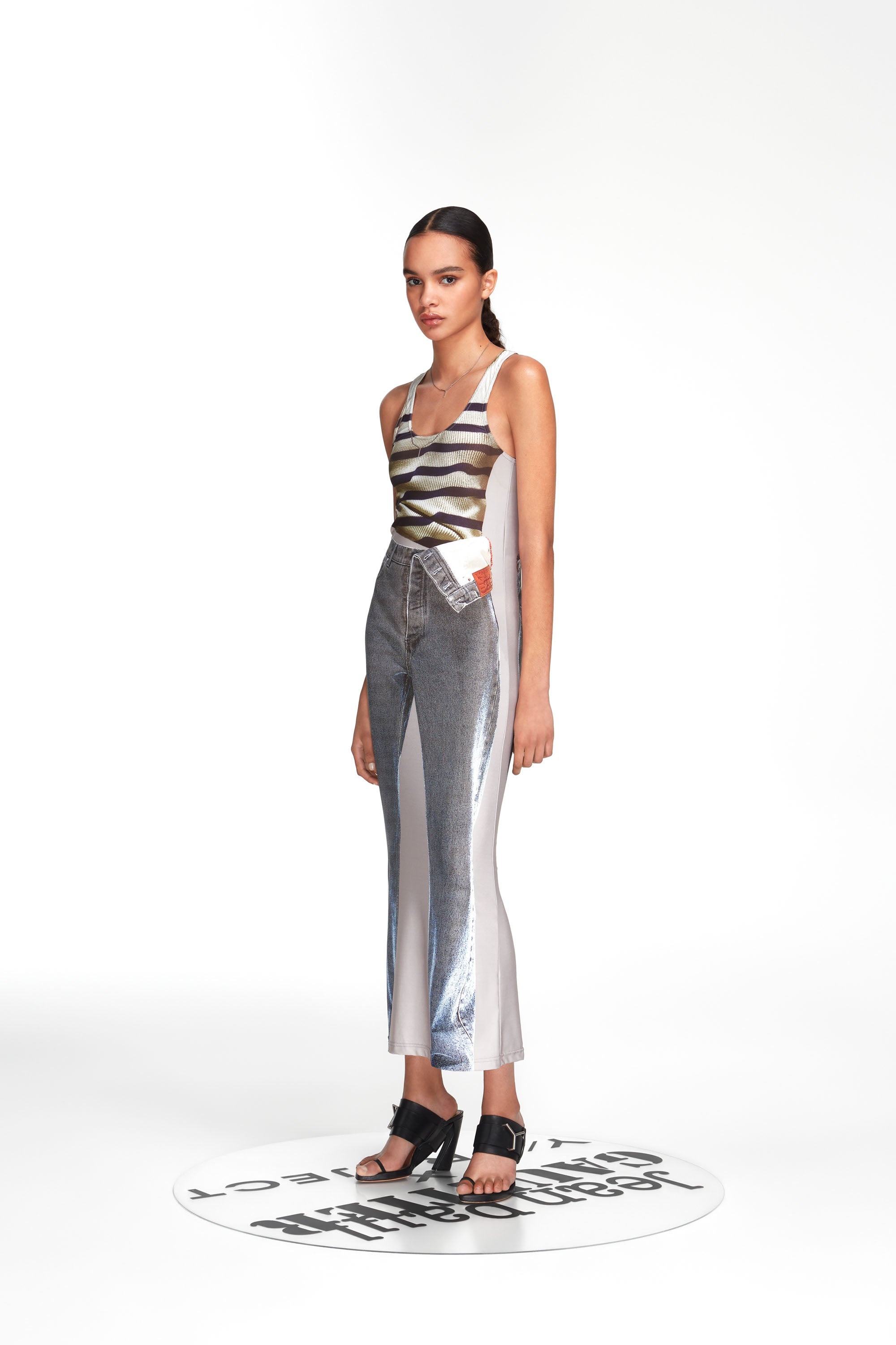 Trompe L'Oeil Mariniere Maxi Dress - 4