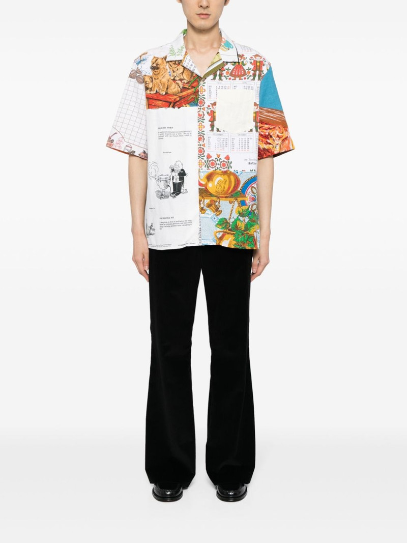 Marine Serre Regenerated Household cotton shirt outlook