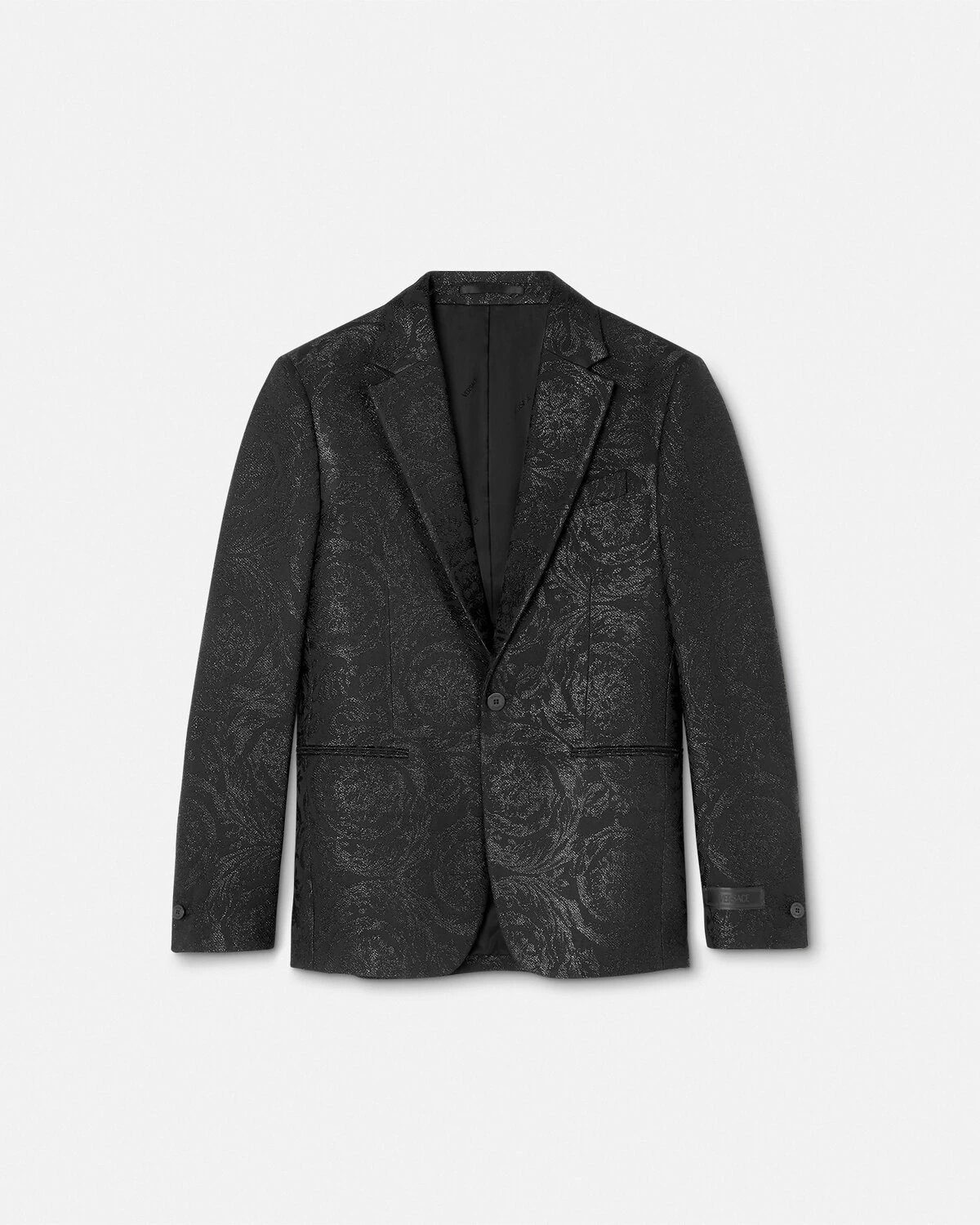 Barocco Jacquard Single-Breasted Blazer - 1
