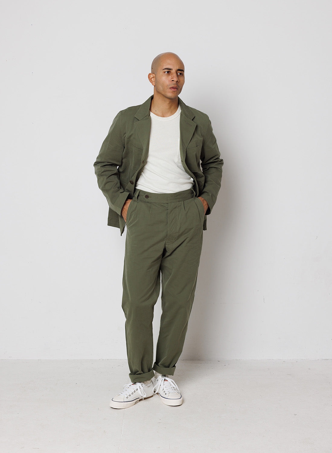 Slim Leg Chino In Army - 2