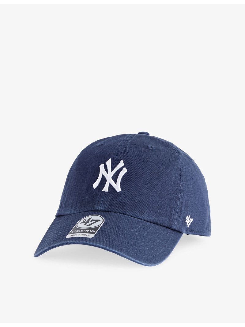 Yankees Logo-Embroidered Cotton Baseball Cap 1