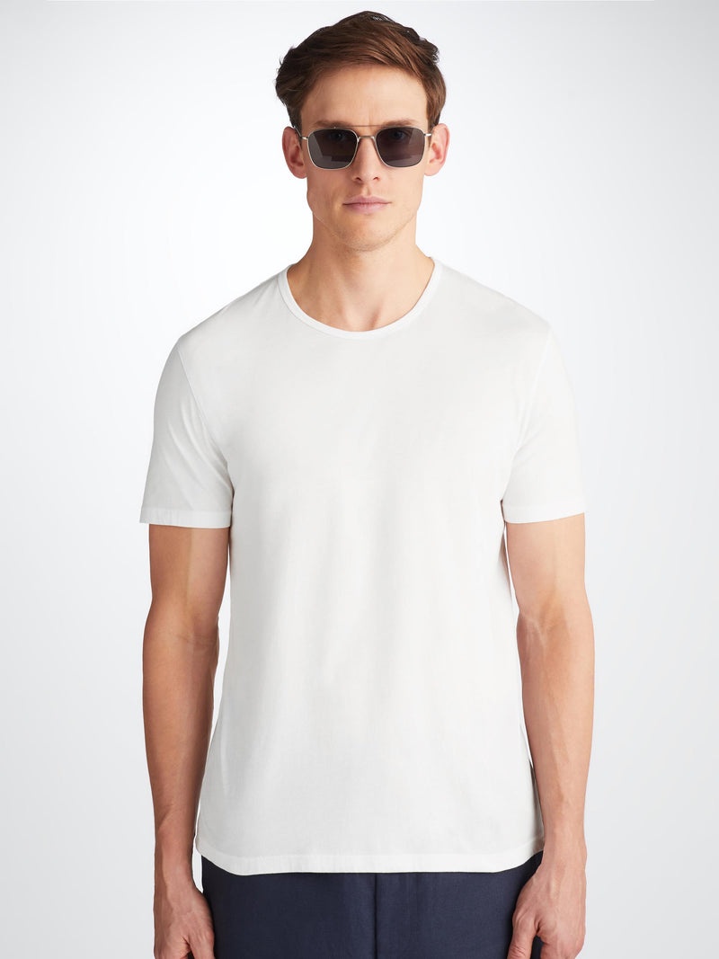 Men's T-Shirt Riley Pima Cotton White - 7