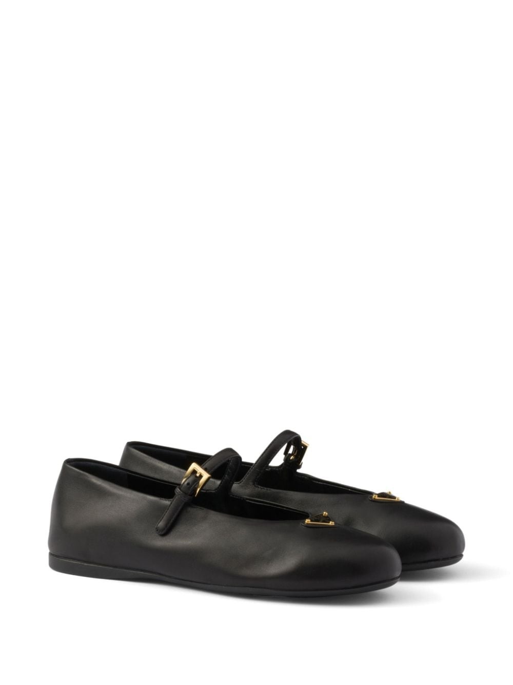 enamel logo ballerina shoes - 2