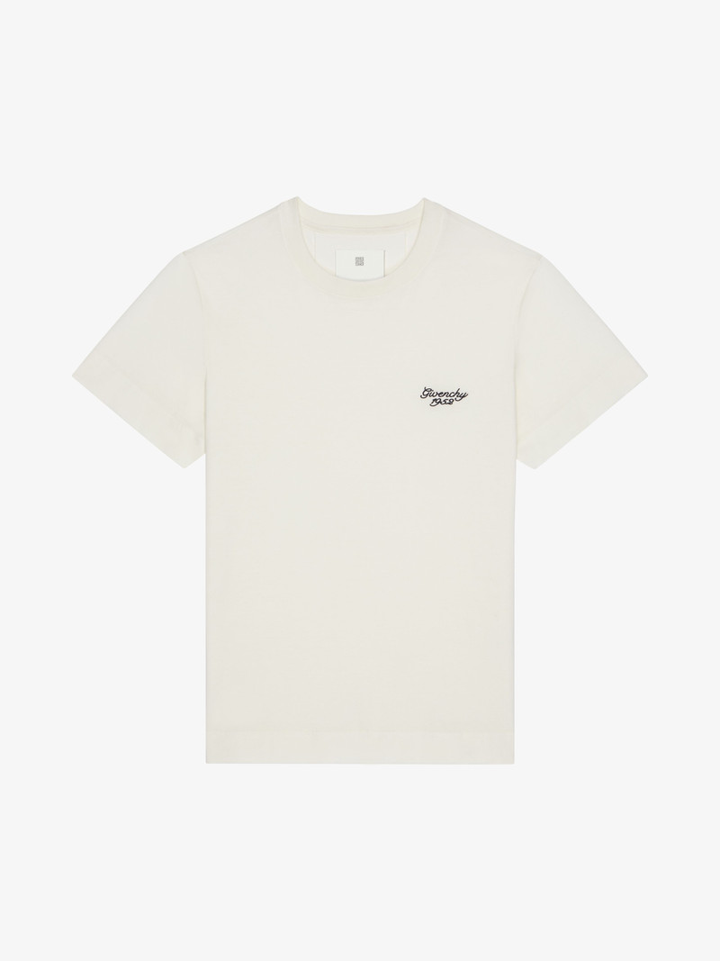 GIVENCHY 1952 SLIM FIT T-SHIRT IN COTTON 1