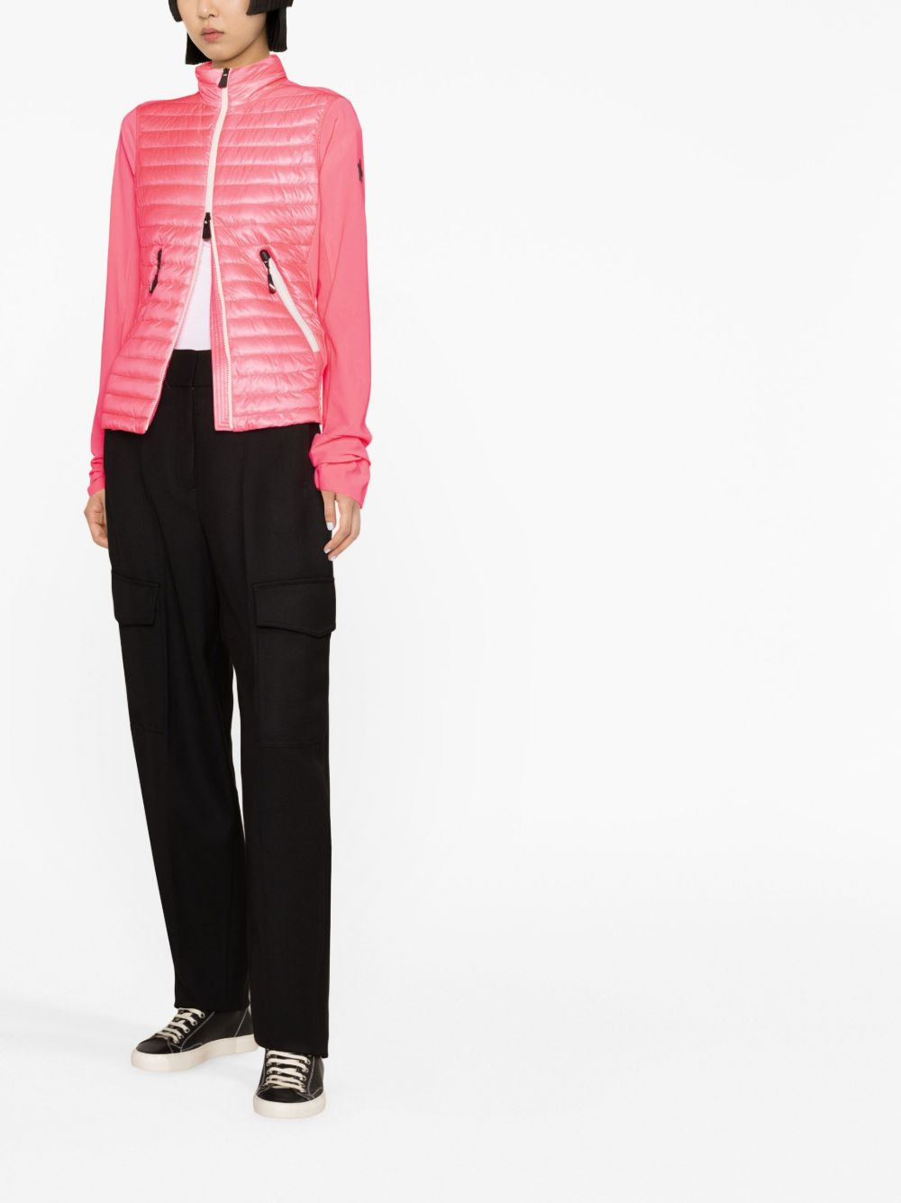 Padded Zip-Up Sweatshirt - 2