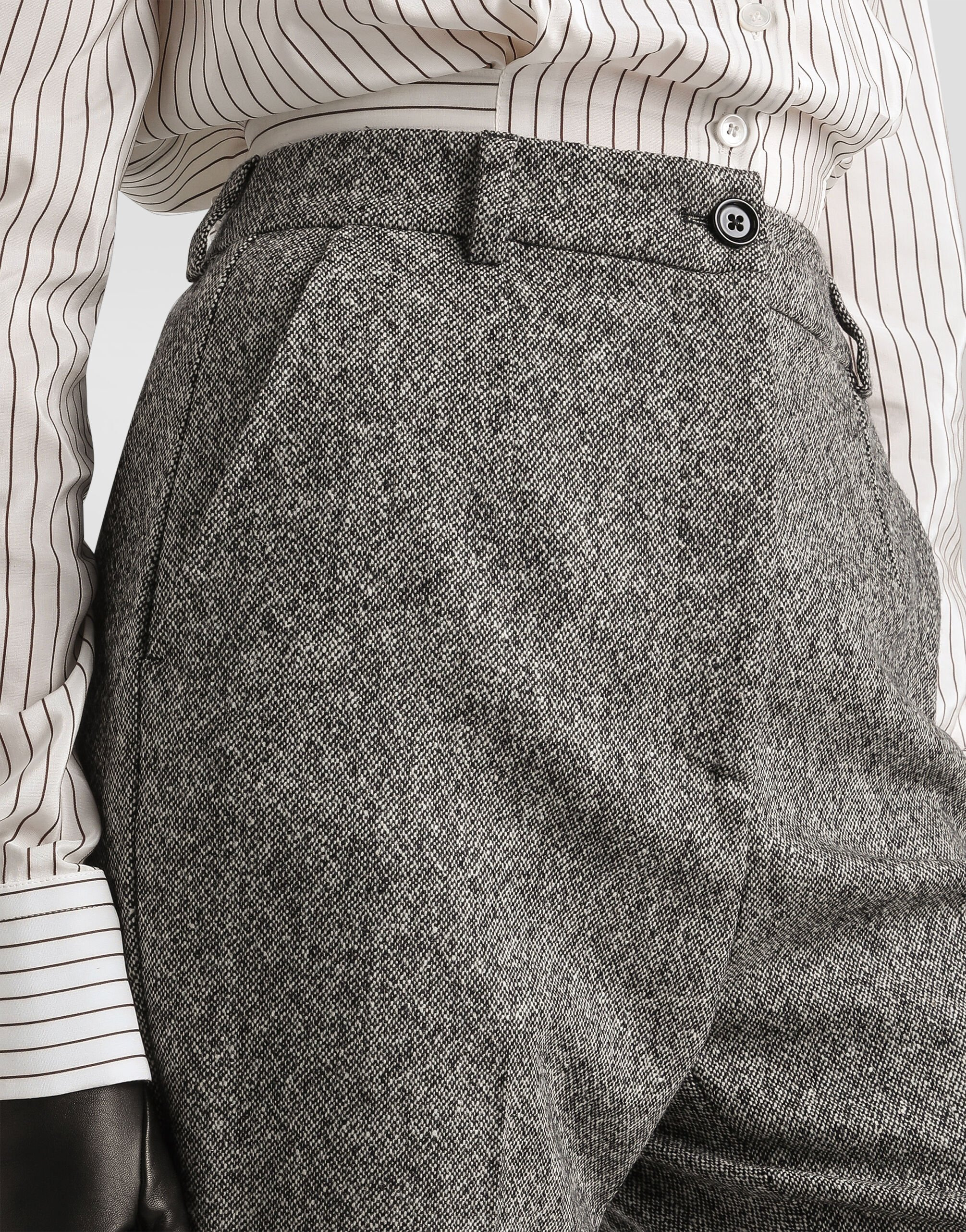 Wool trousers with dotted print - 2