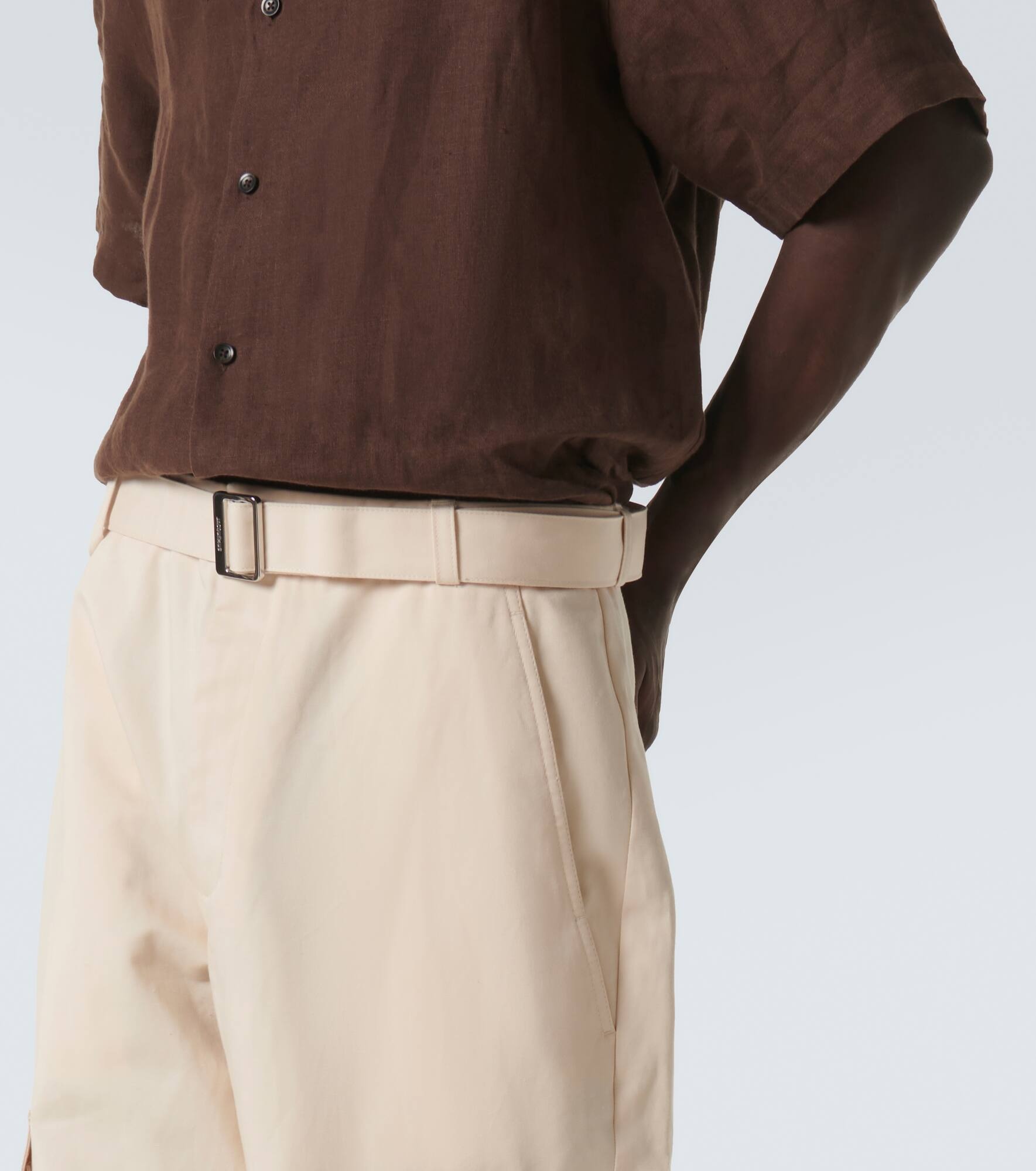 Le Cargo cotton and linen cargo pants - 5