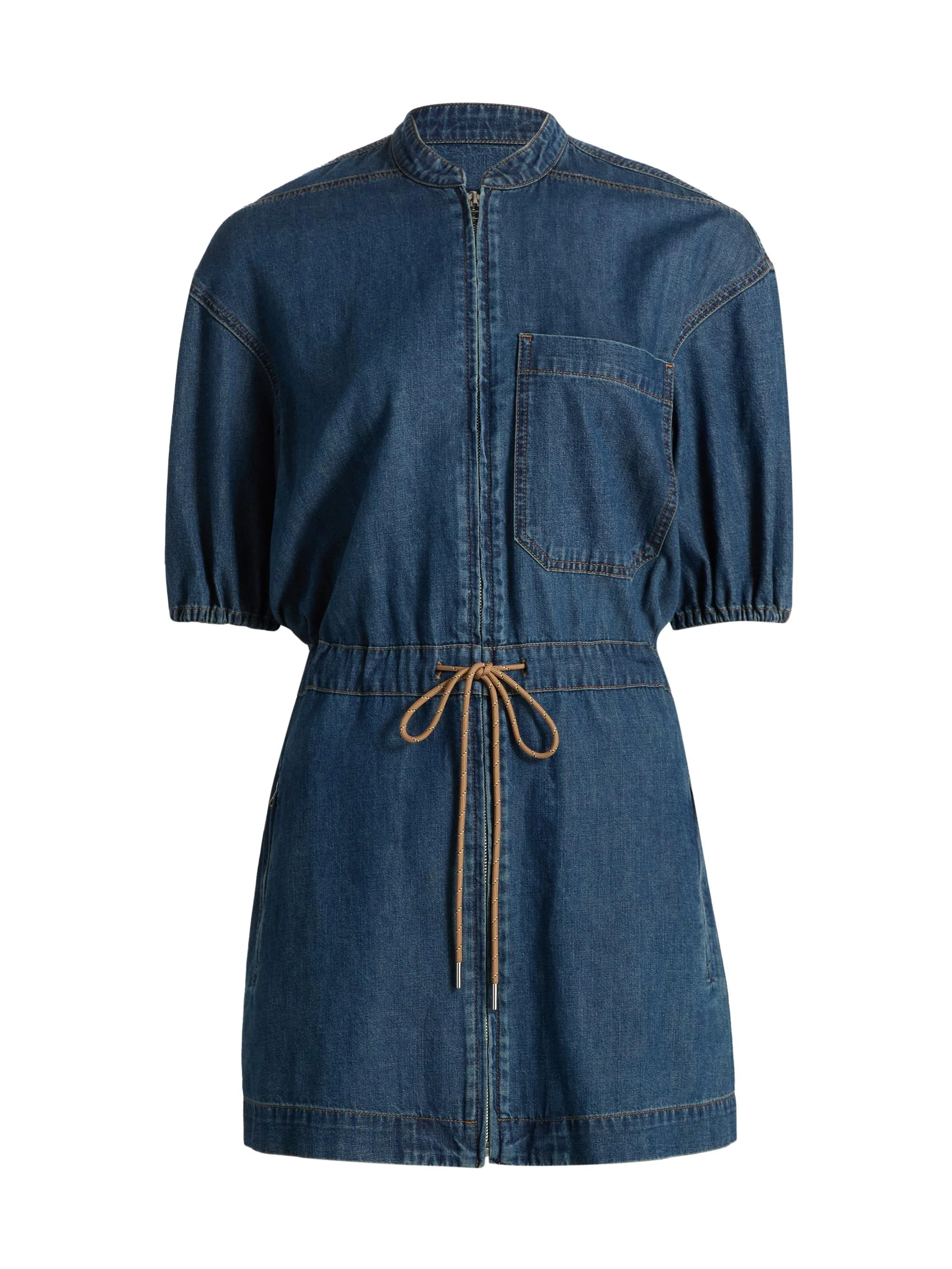 Women's Akerman Denim Minidress - City Stroll - 1