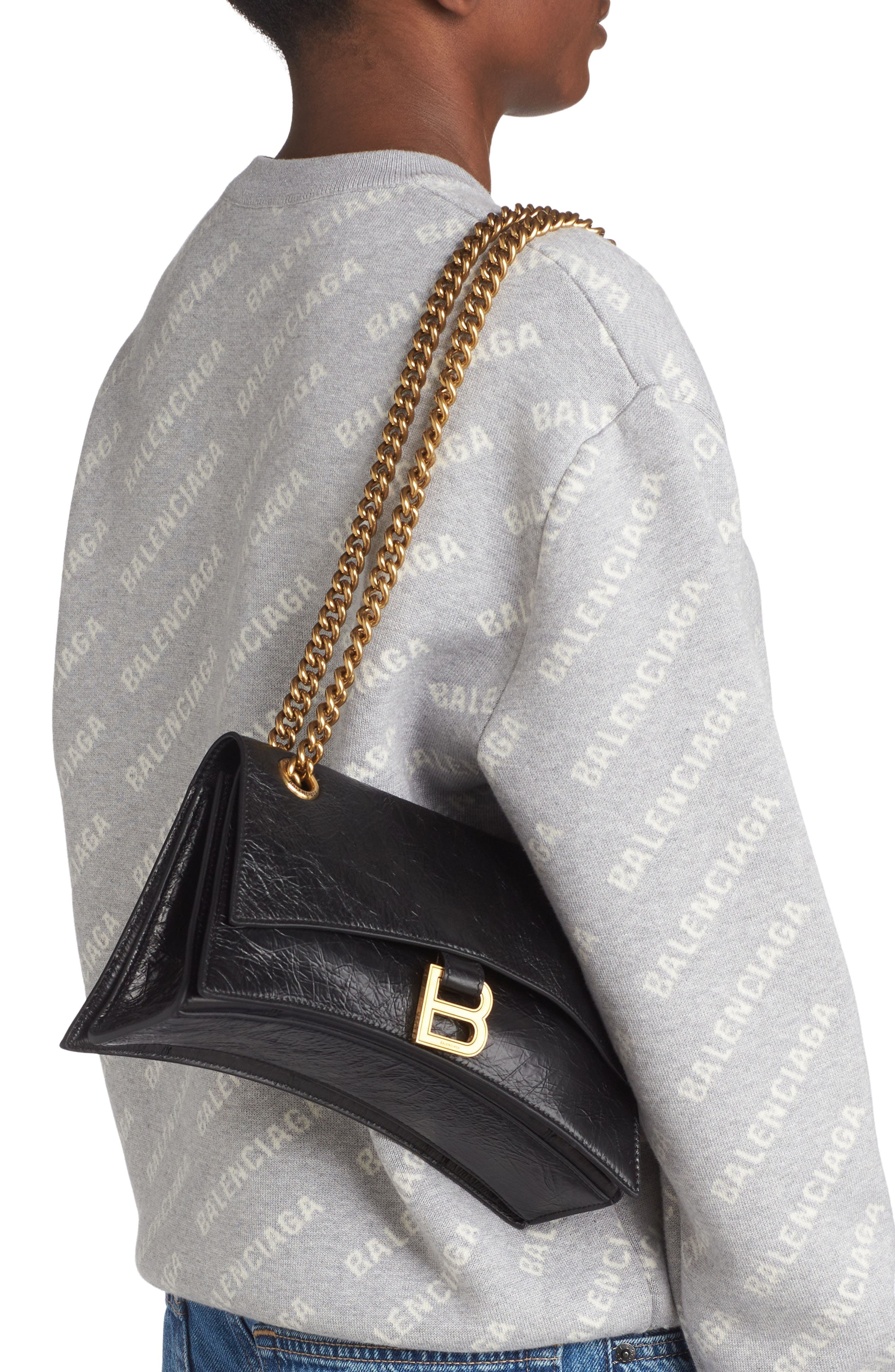 Crush Leather Shoulder Bag - 2