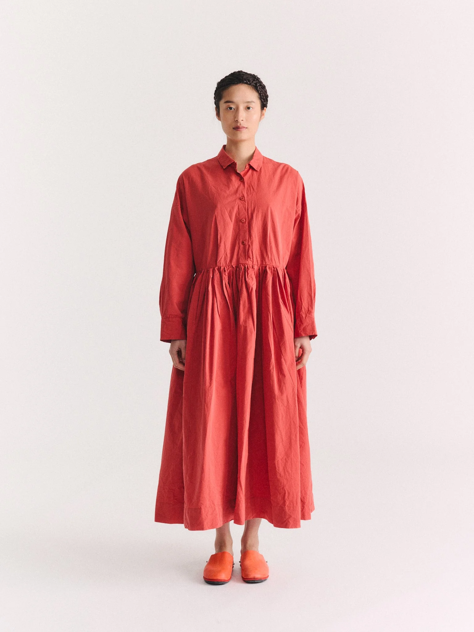 STEPHANIE DRESS - PAPER COT - BURNT ORANGE - 1