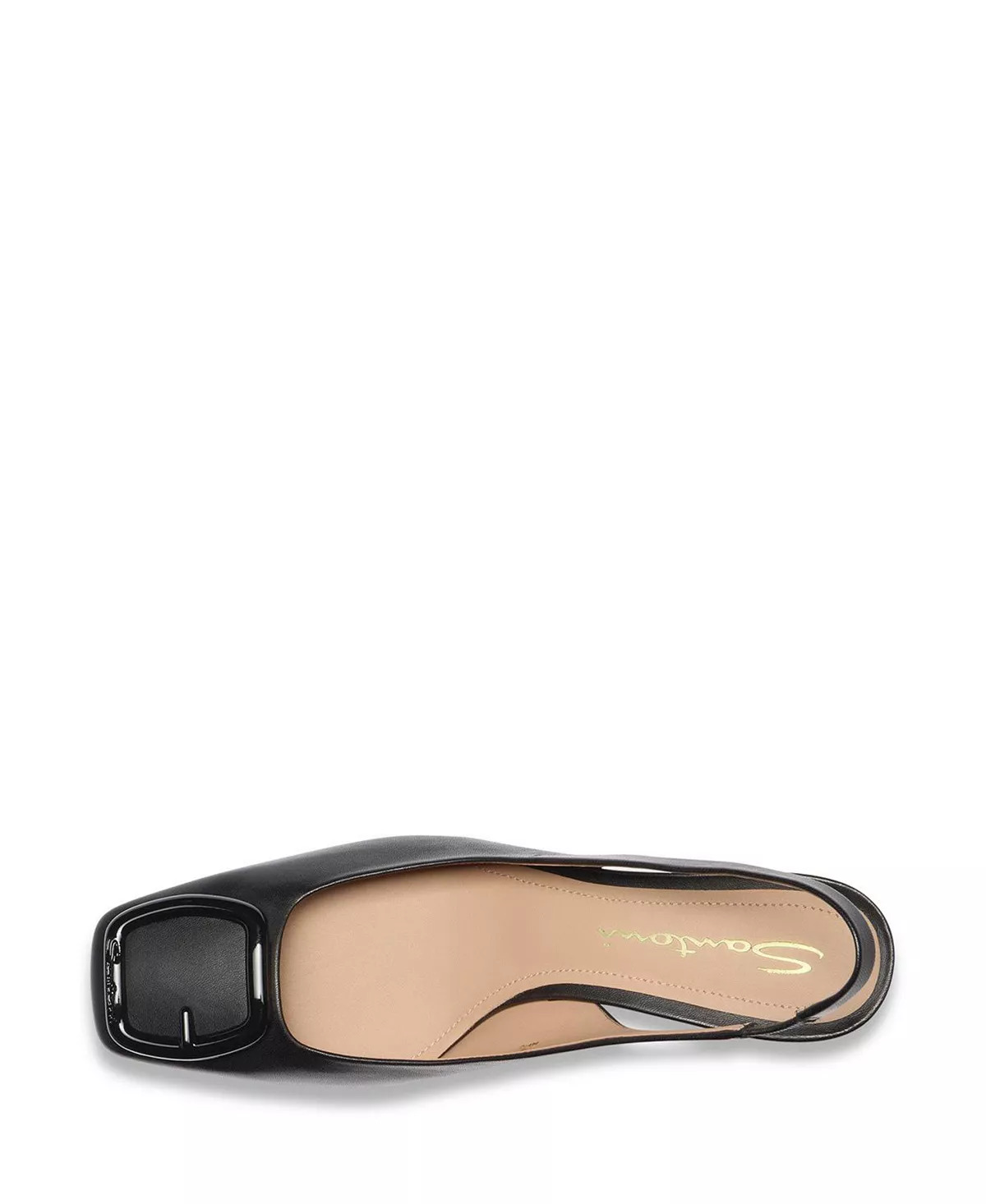 Women's Leather Mid-Heel Slingback - 3