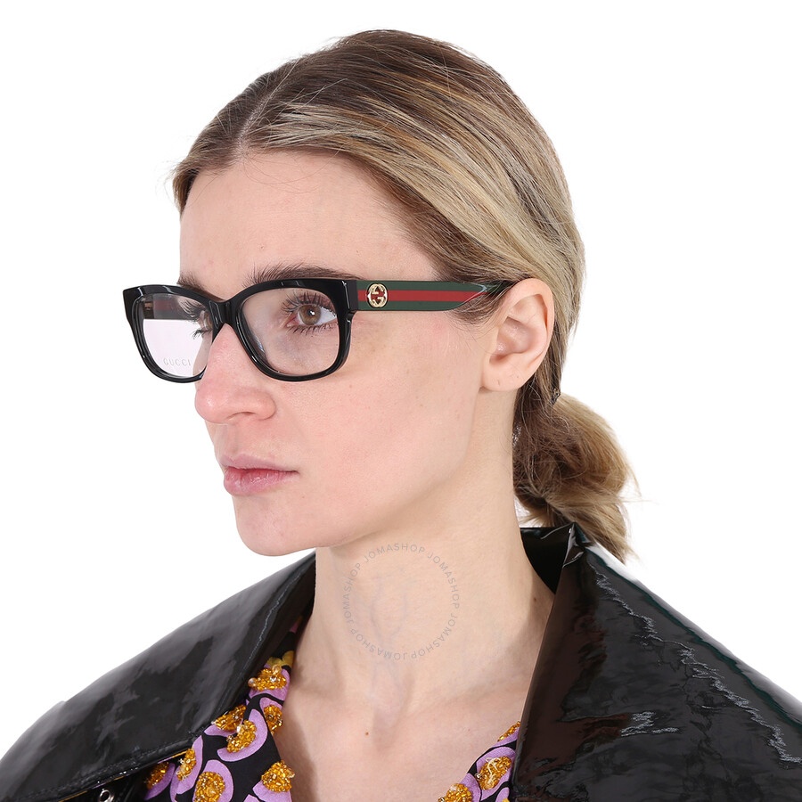 Gucci Demo Pilot Ladies Eyeglasses GG0278O 011 55 - 2