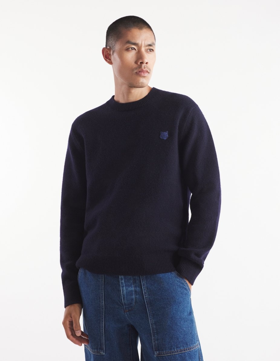 BOLD FOX HEAD PATCH REGULAR JUMPER IN LAMBSWOOL - 3