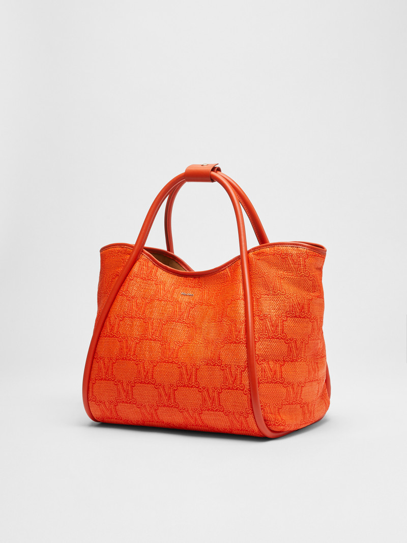 Max Mara MARINM1 Jacquard fabric tote bag outlook