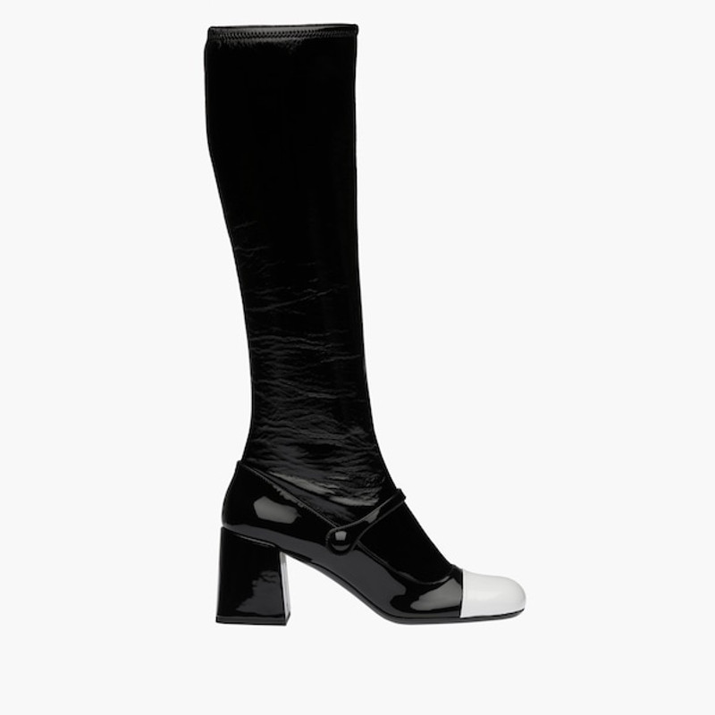 Patent leather boots 6