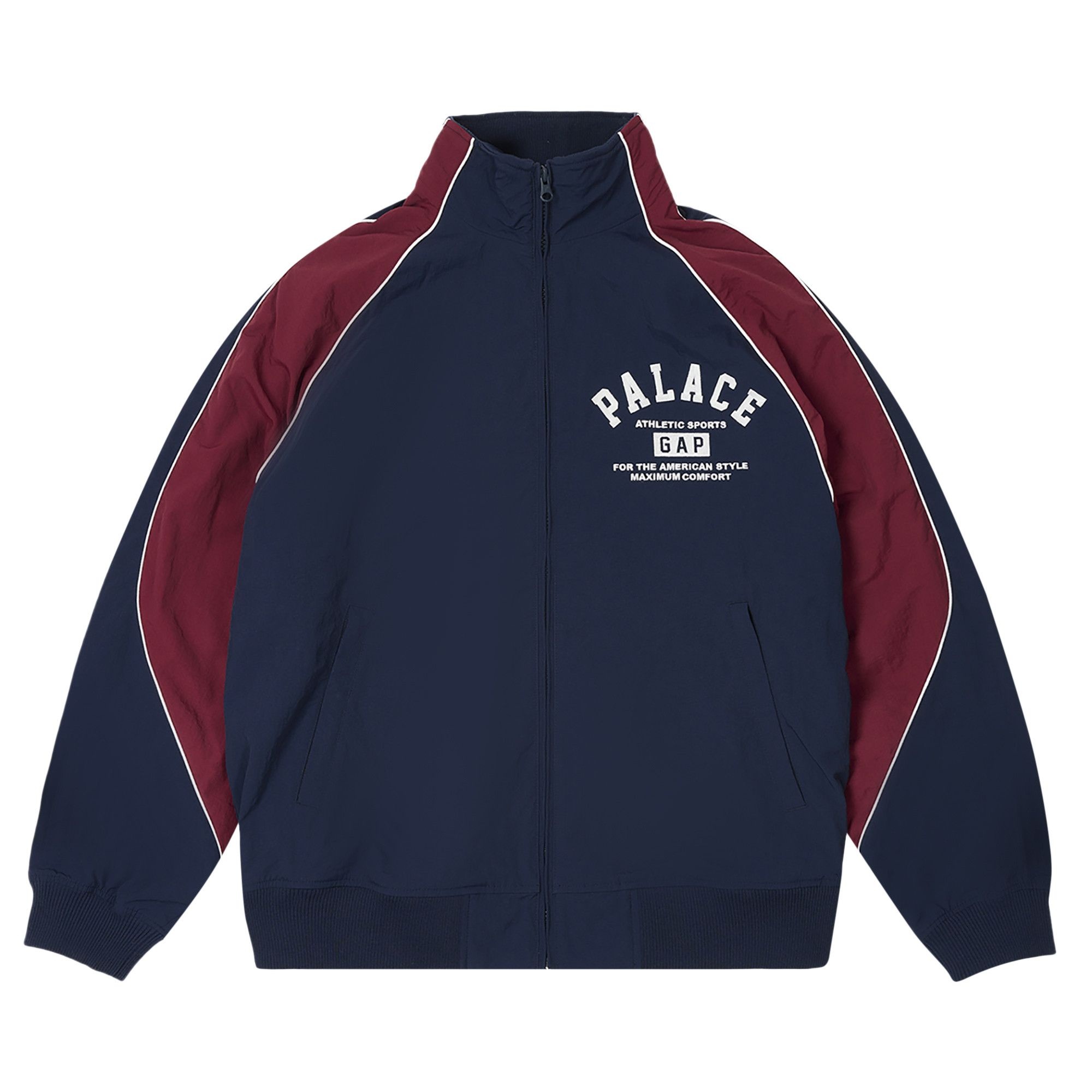 Palace x Gap Nylon Track Top 'Navy/Red' - 1