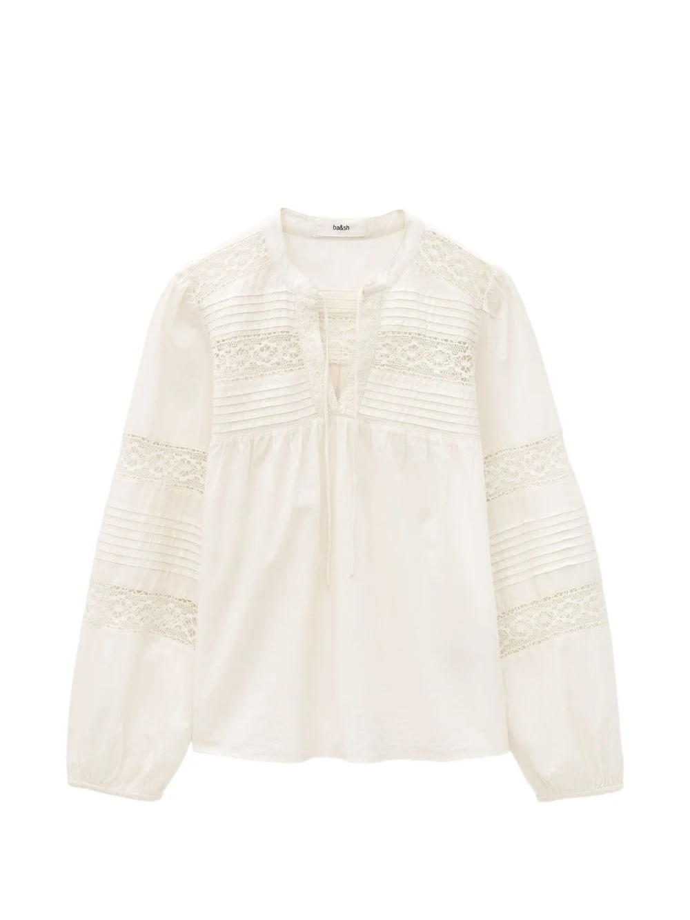 Nami embroidered long-sleeve blouse - 1