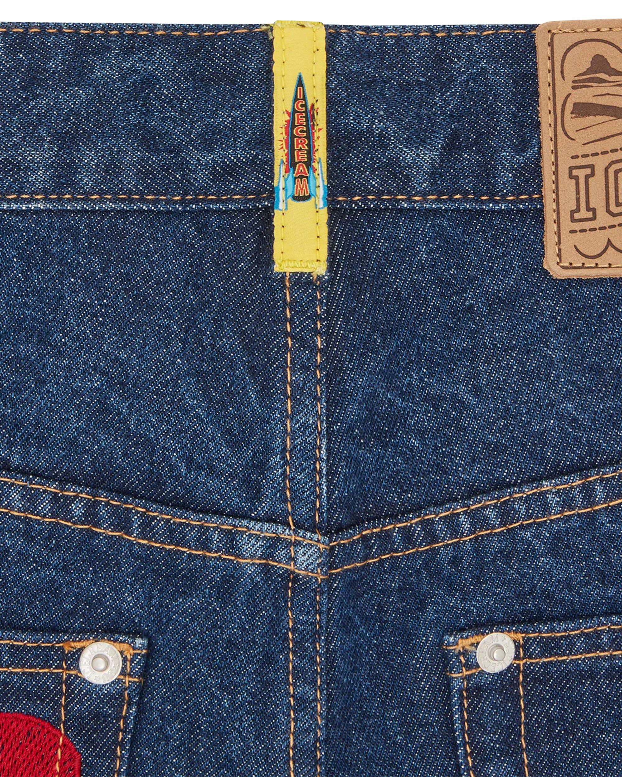 RUNNING PUPPY DENIM SHORTS - 7