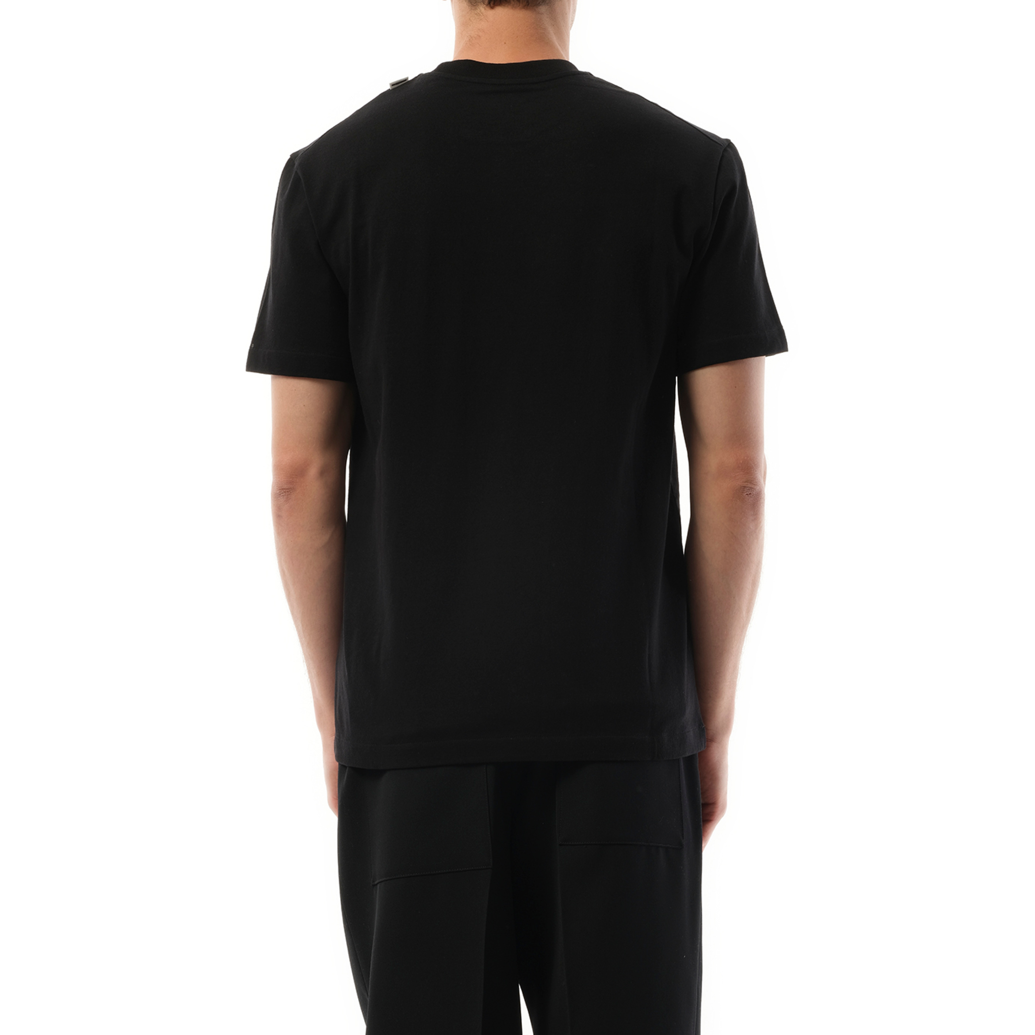 Logo Flag Pocket T-Shirt in Black - 6