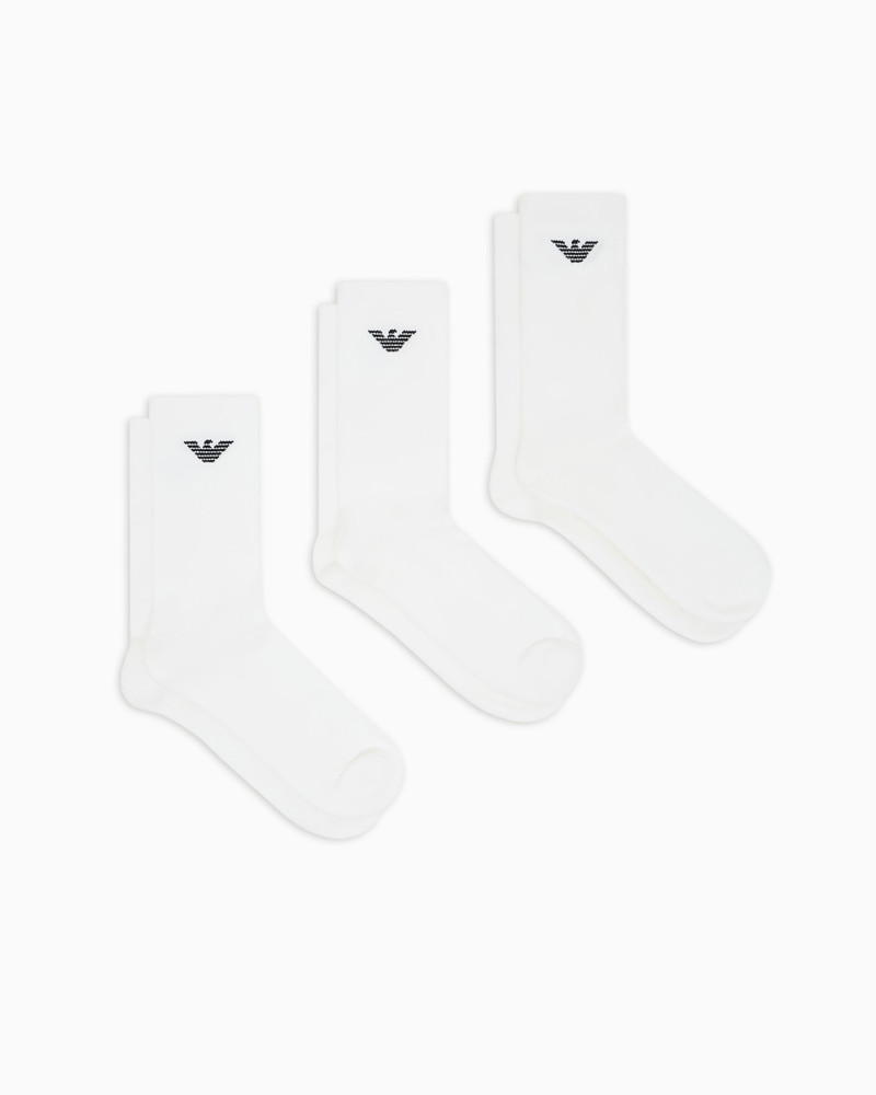 THREE-PACK OF SPORTY TERRYCLOTH SOCKS 1