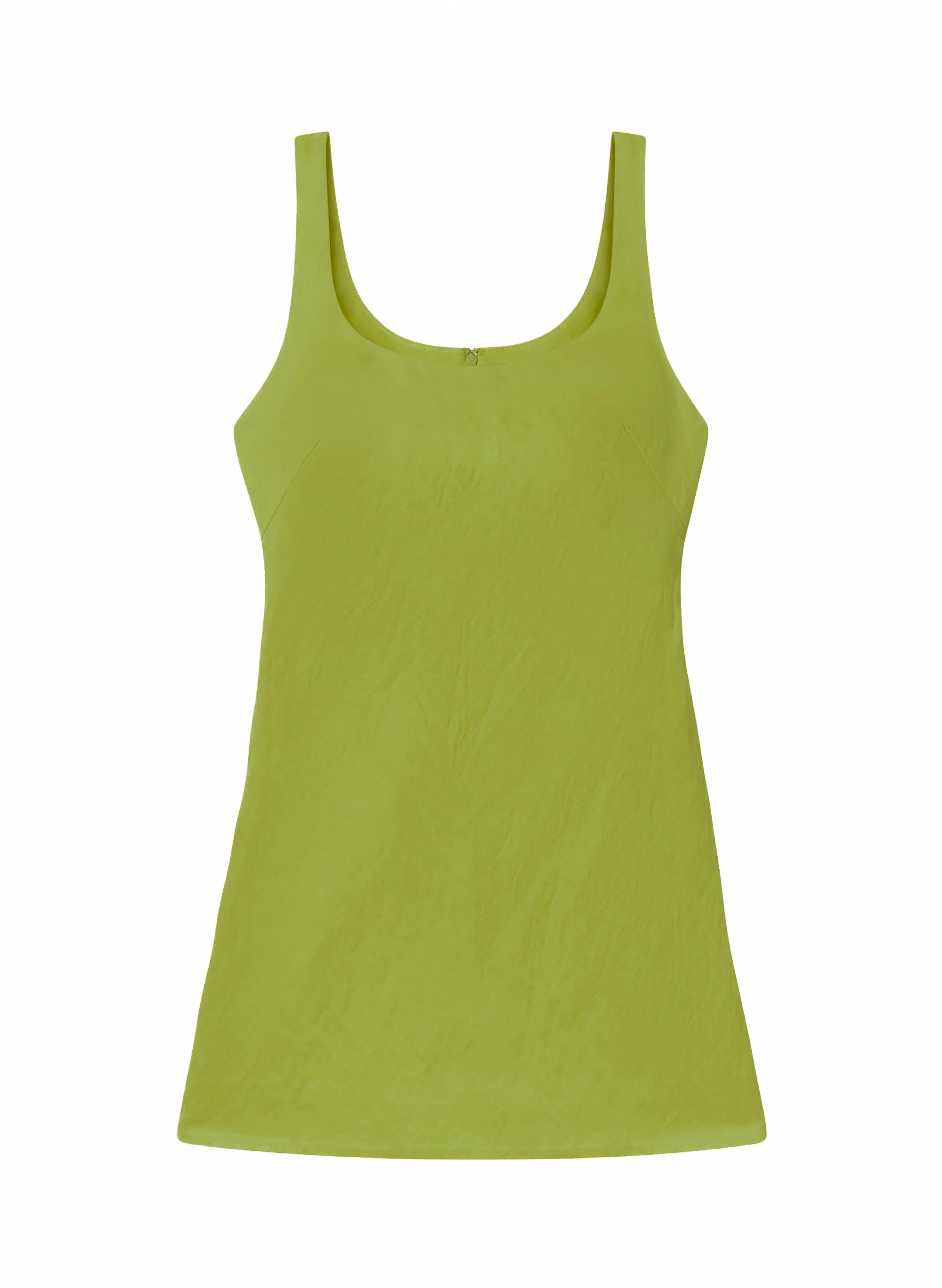 Faye Satin Mini Dress - 1