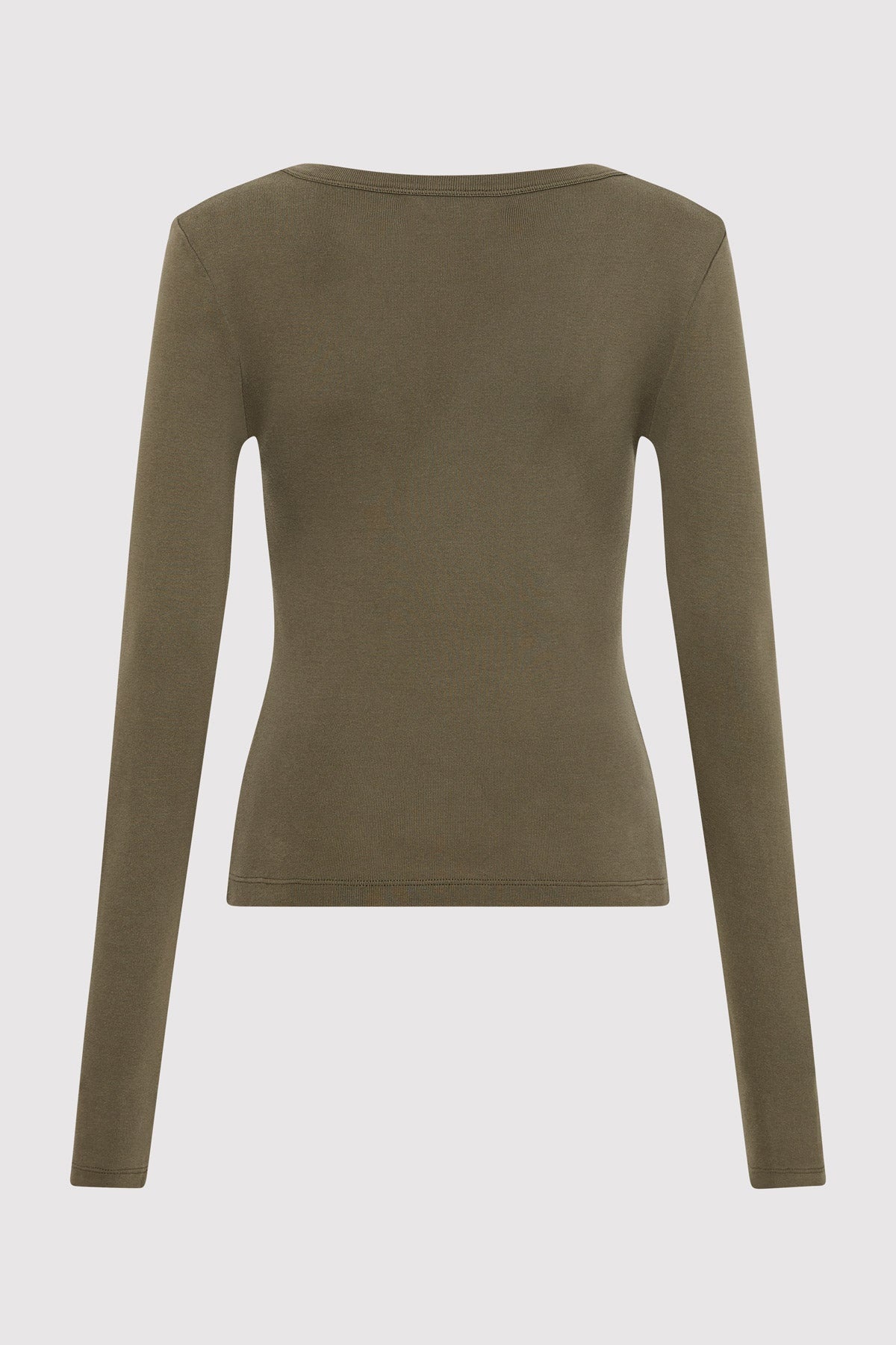 Organic Cotton Long Sleeve Top - Kelp - 6