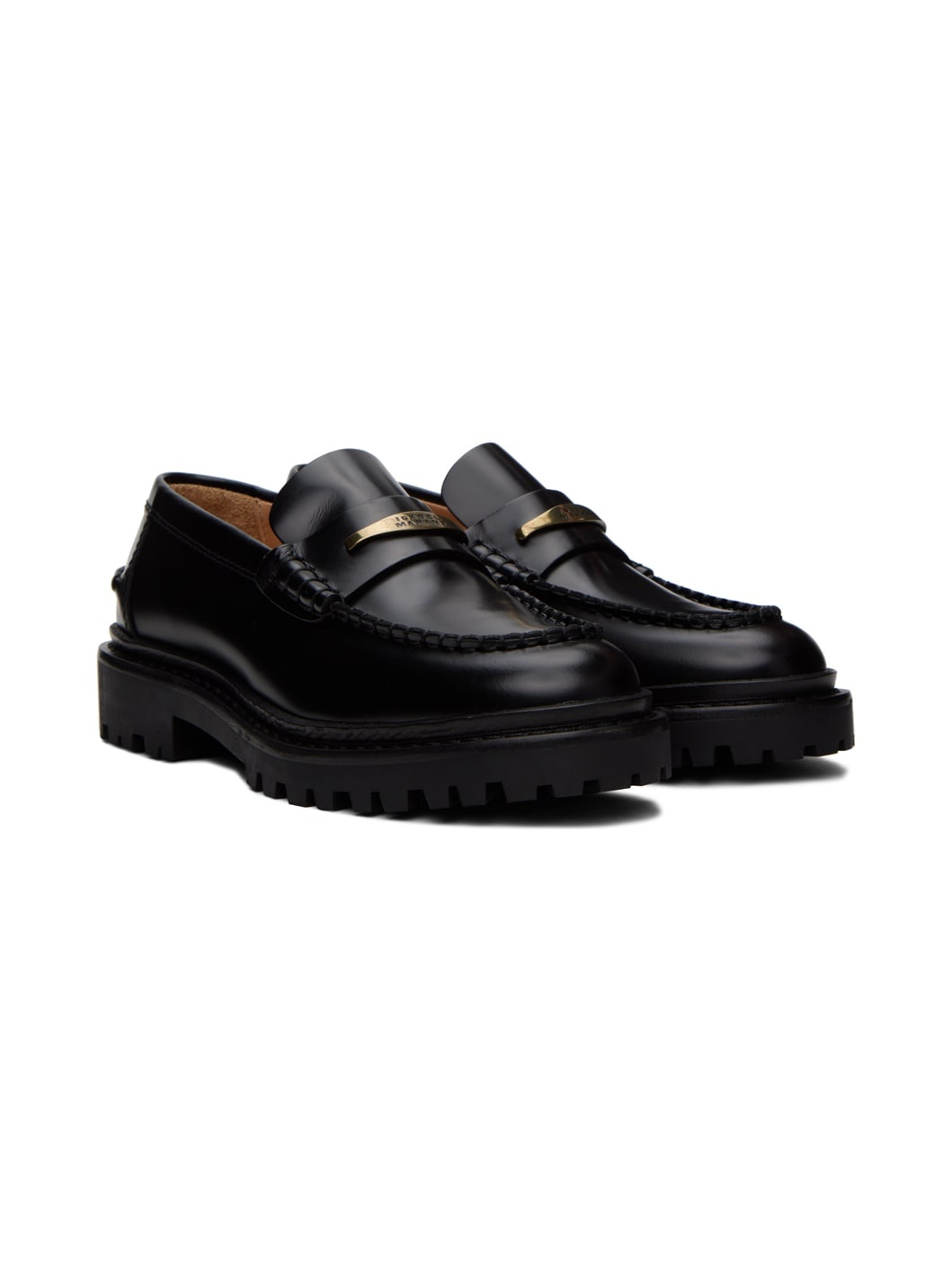 Black Frezza Loafers - 4