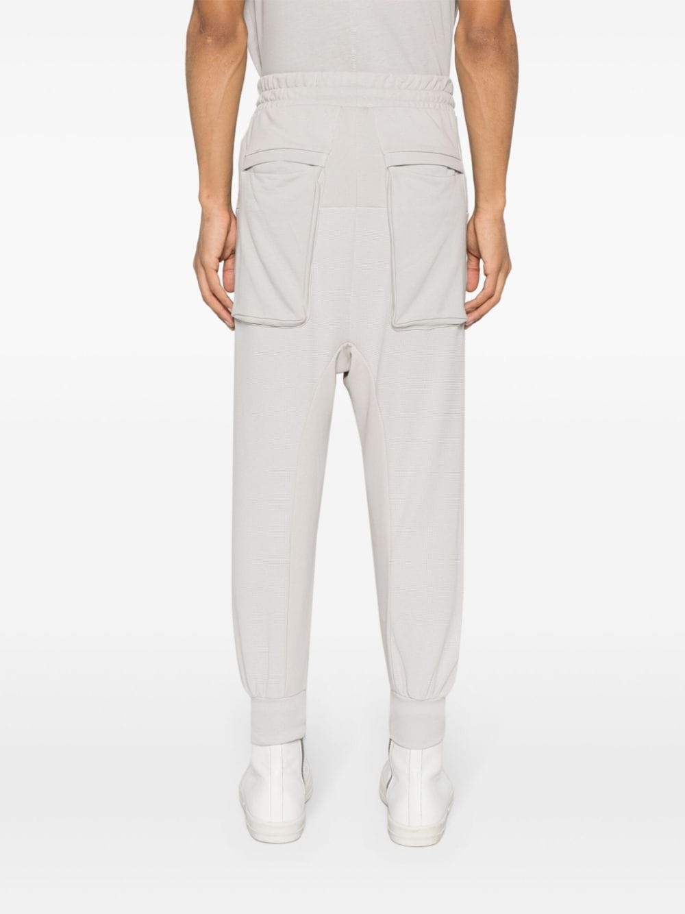 drop-crotch panelled track pants - 4